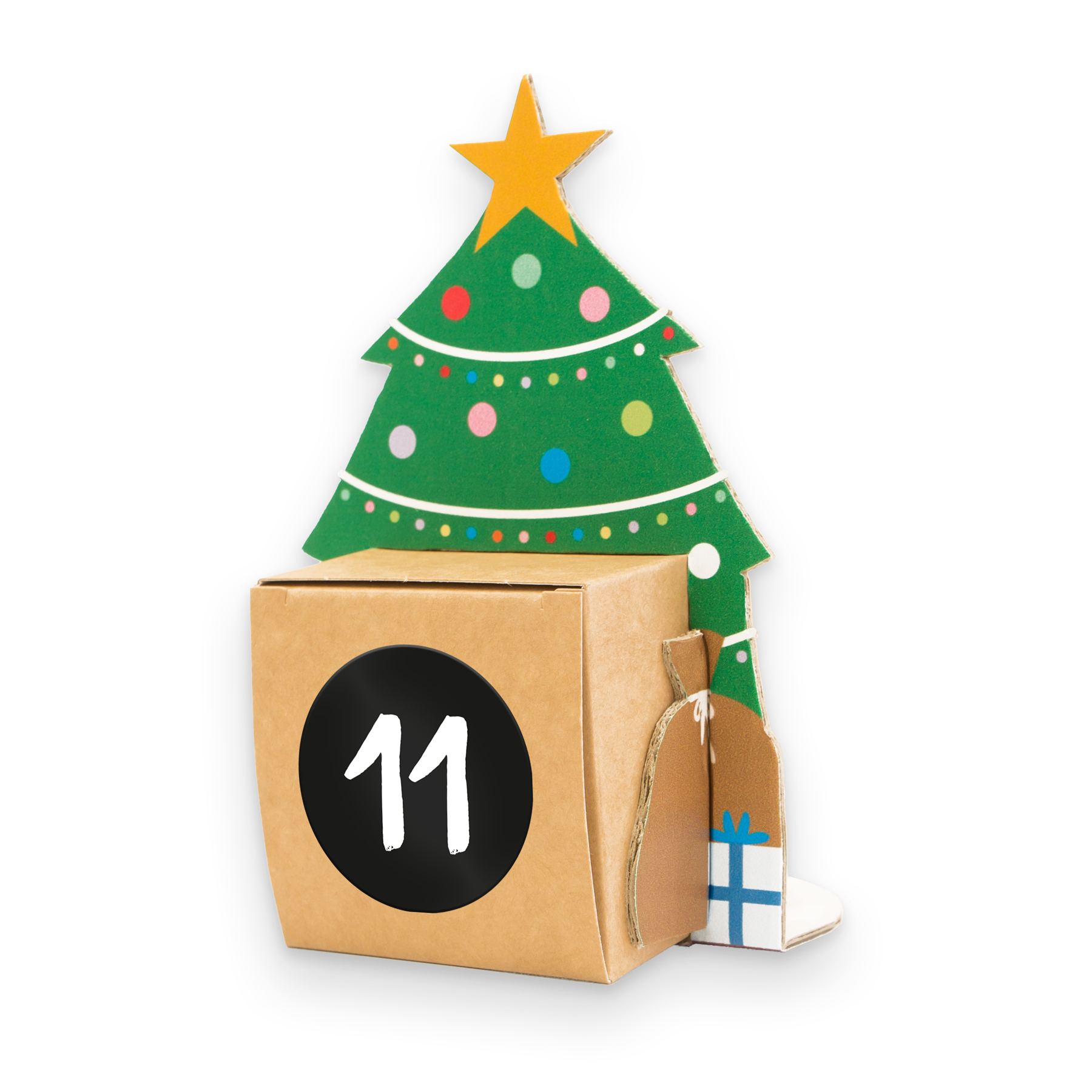 itenga Weihnachtsbande Adventskalender 24 Figuren + 24 W...