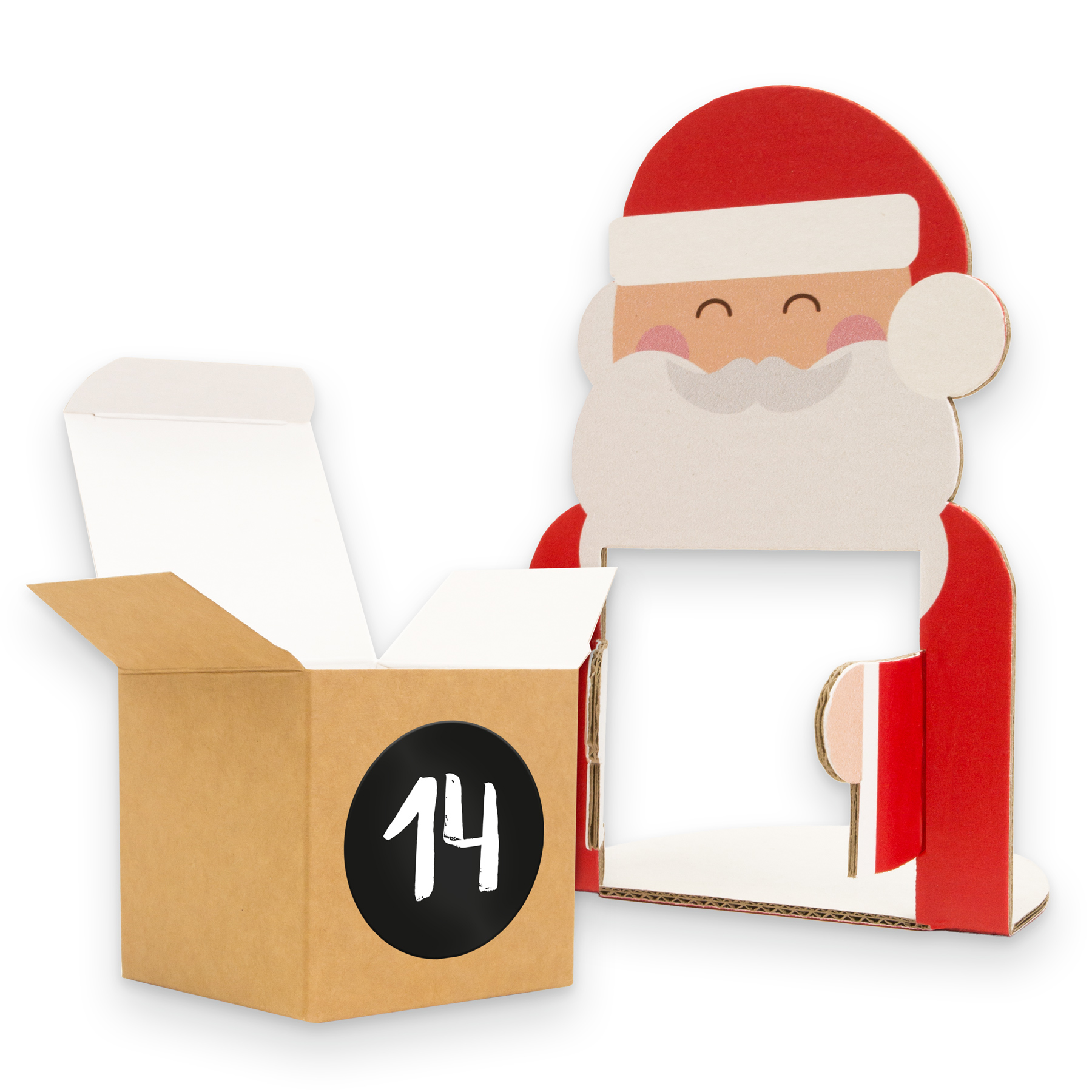 itenga Weihnachtsbande Adventskalender 24 Figuren + 24 W...