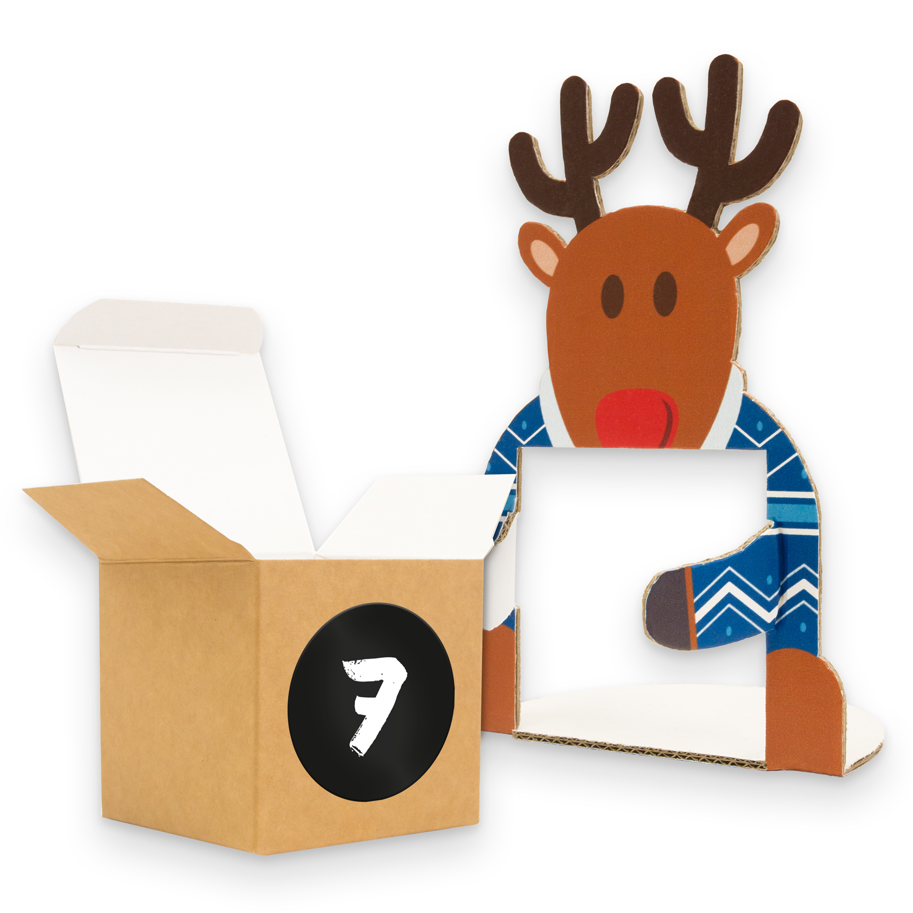 itenga Weihnachtsbande Adventskalender 24 Figuren + 24 W...