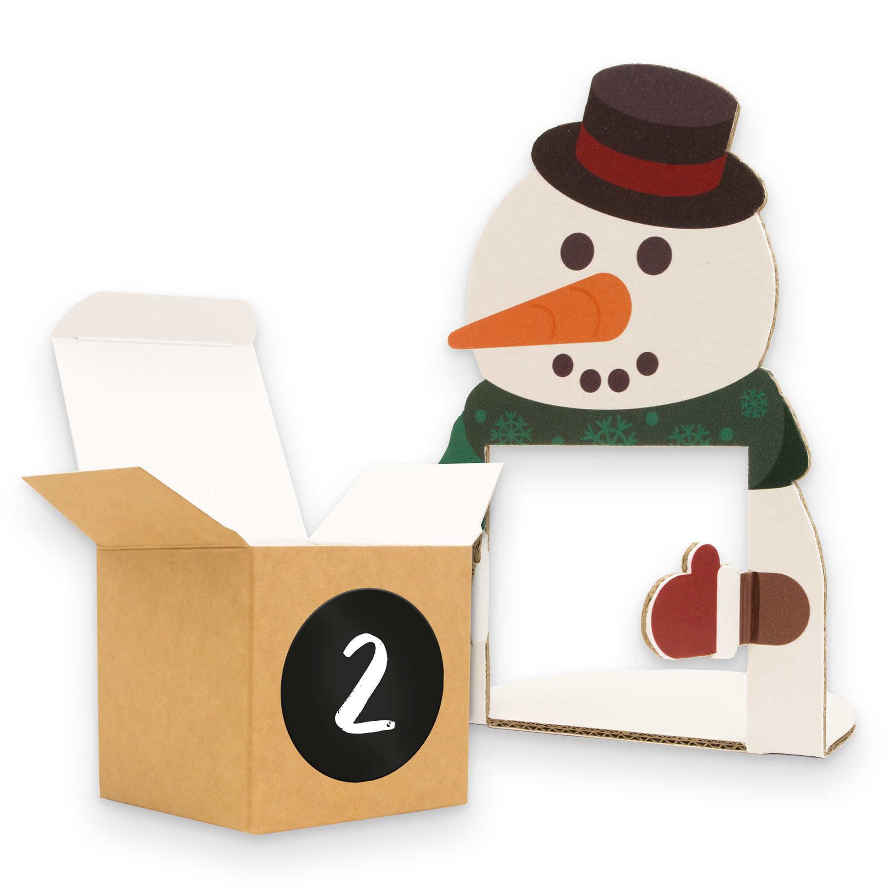 itenga Weihnachtsbande Adventskalender 24 Figuren + 24 W...