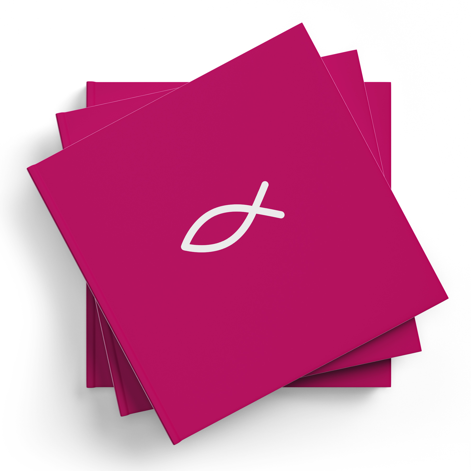 itenga G�stebuch Kommunion taufe "Fisch" 120 Seiten pink...
