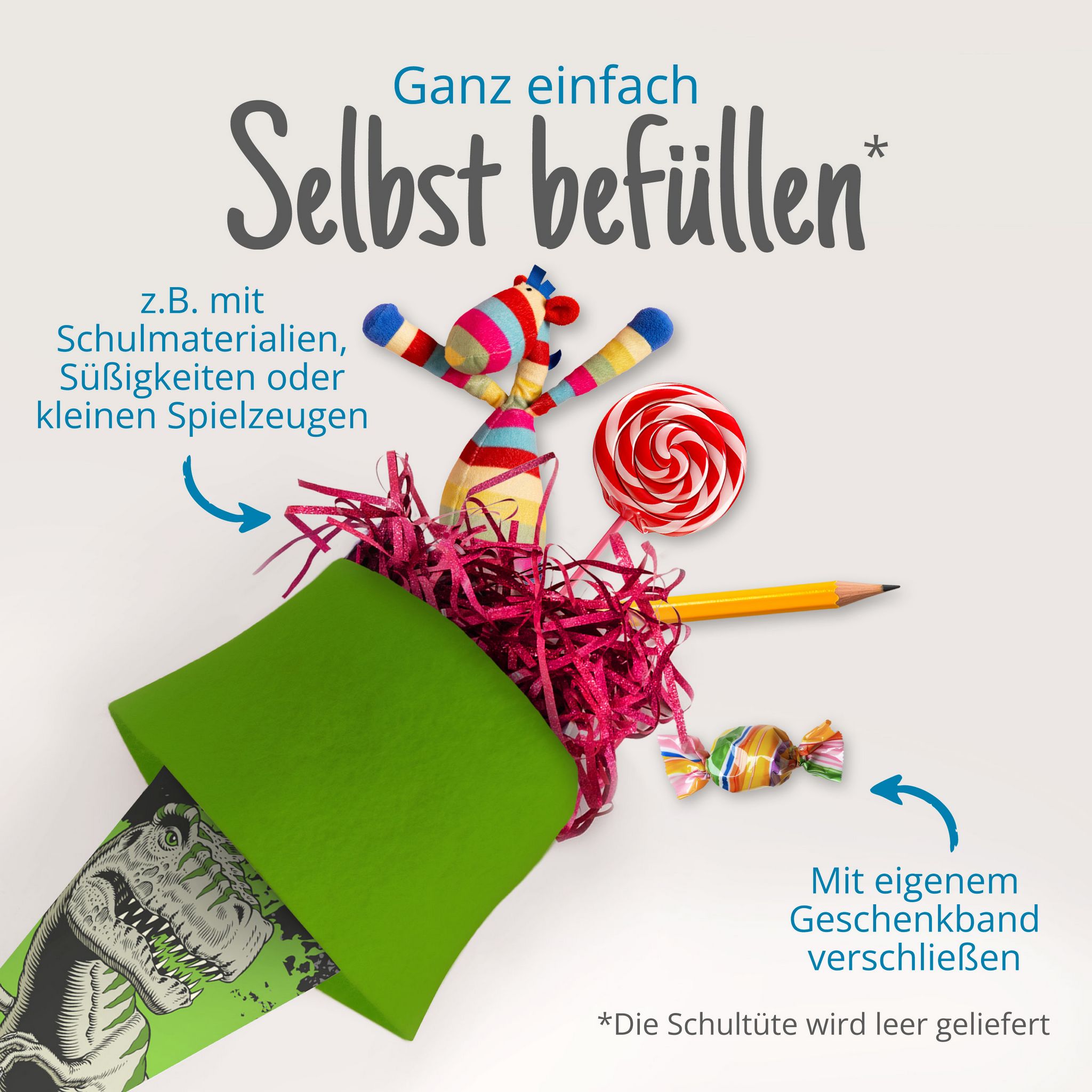 itenga Geschwister Schult�te 35cm "T-Rex"