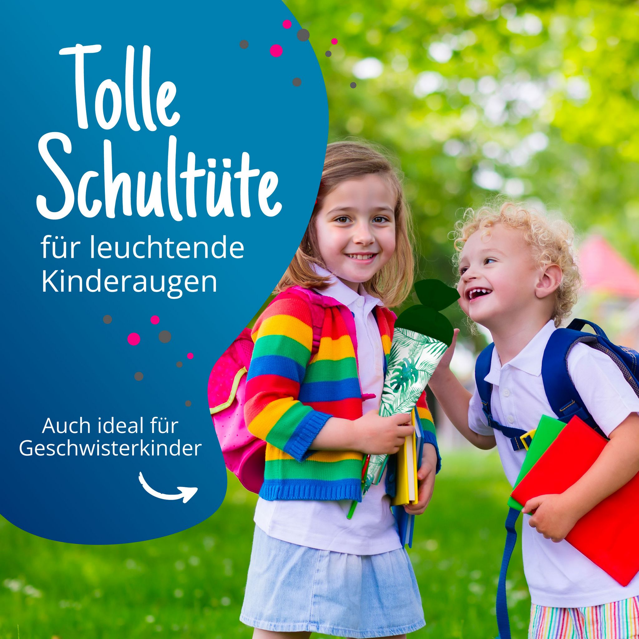 itenga Geschwister Schult�te 35cm "Palmenbl�tter"