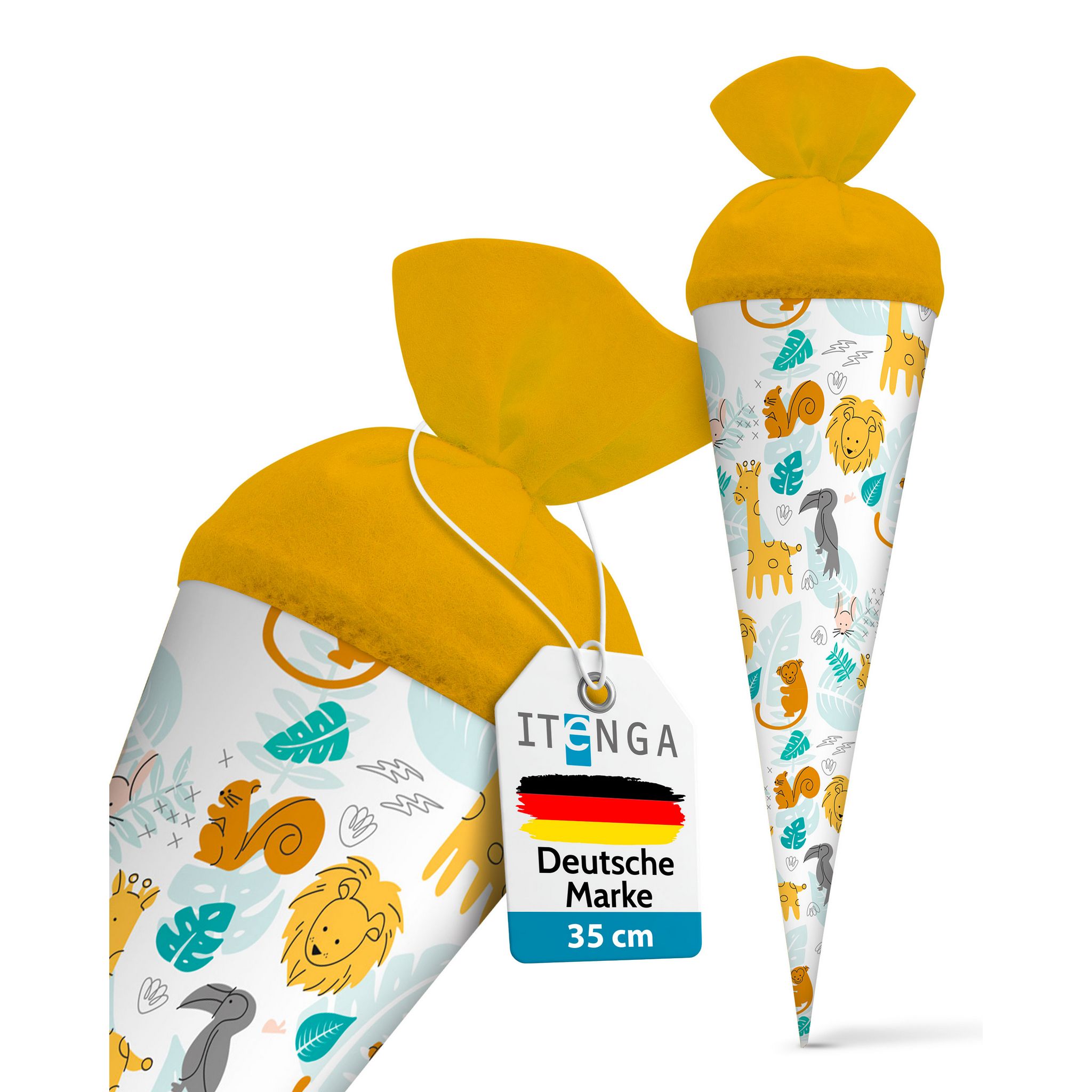 itenga Geschwister Schult�te 35cm "Afrikanische Tiere"