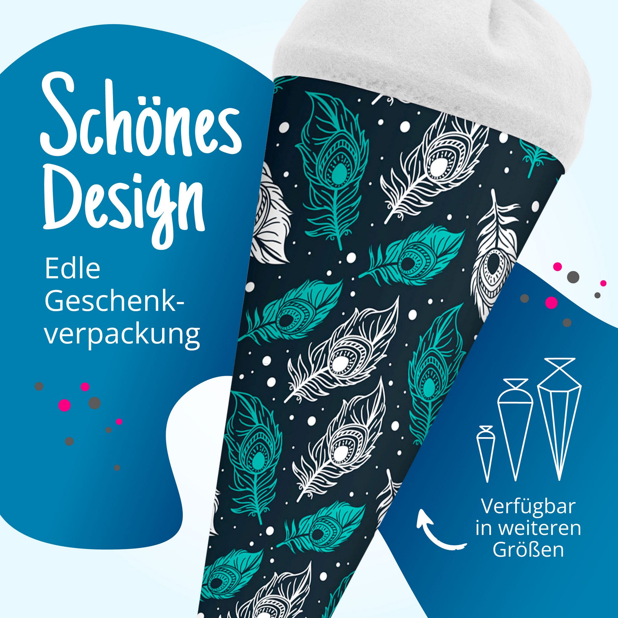 itenga Geschwister Schult�te 35cm "Federn"