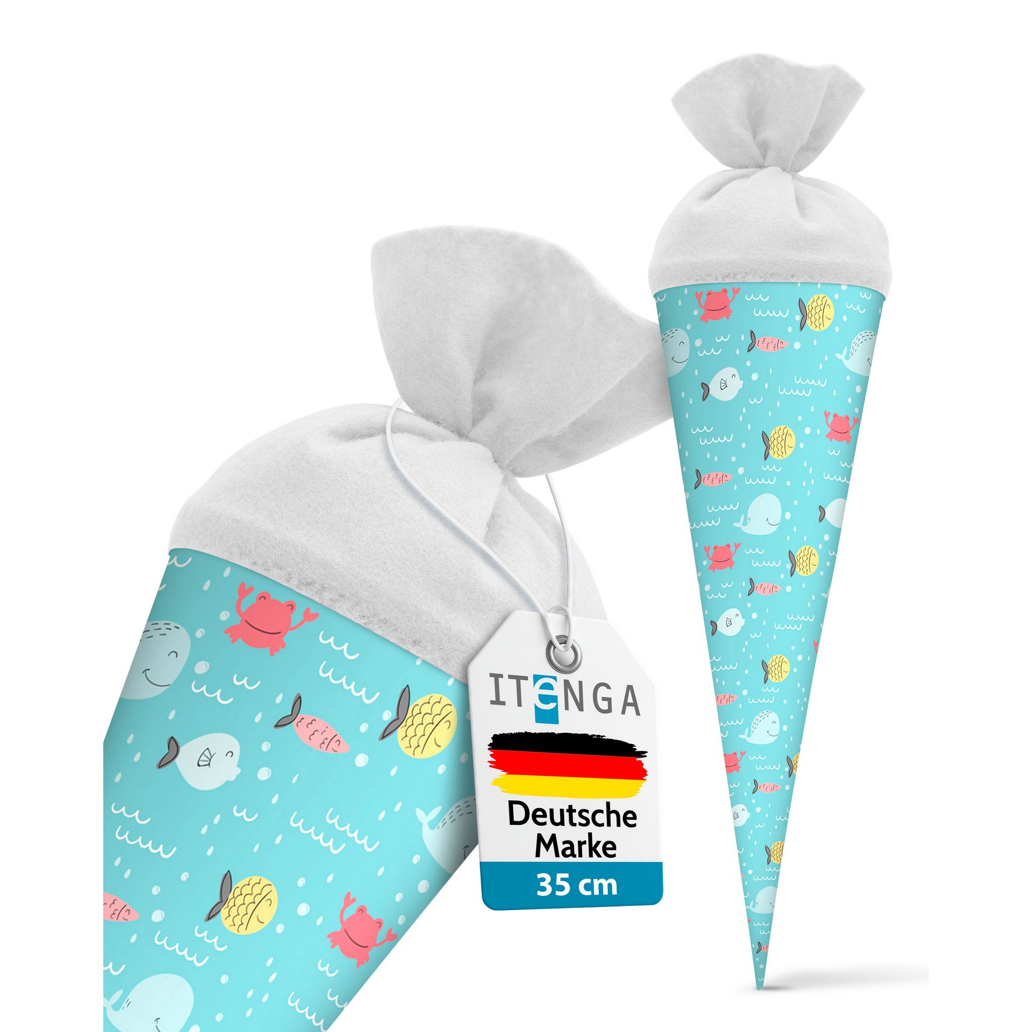 itenga Geschwister Schult�te 35cm "Fische"
