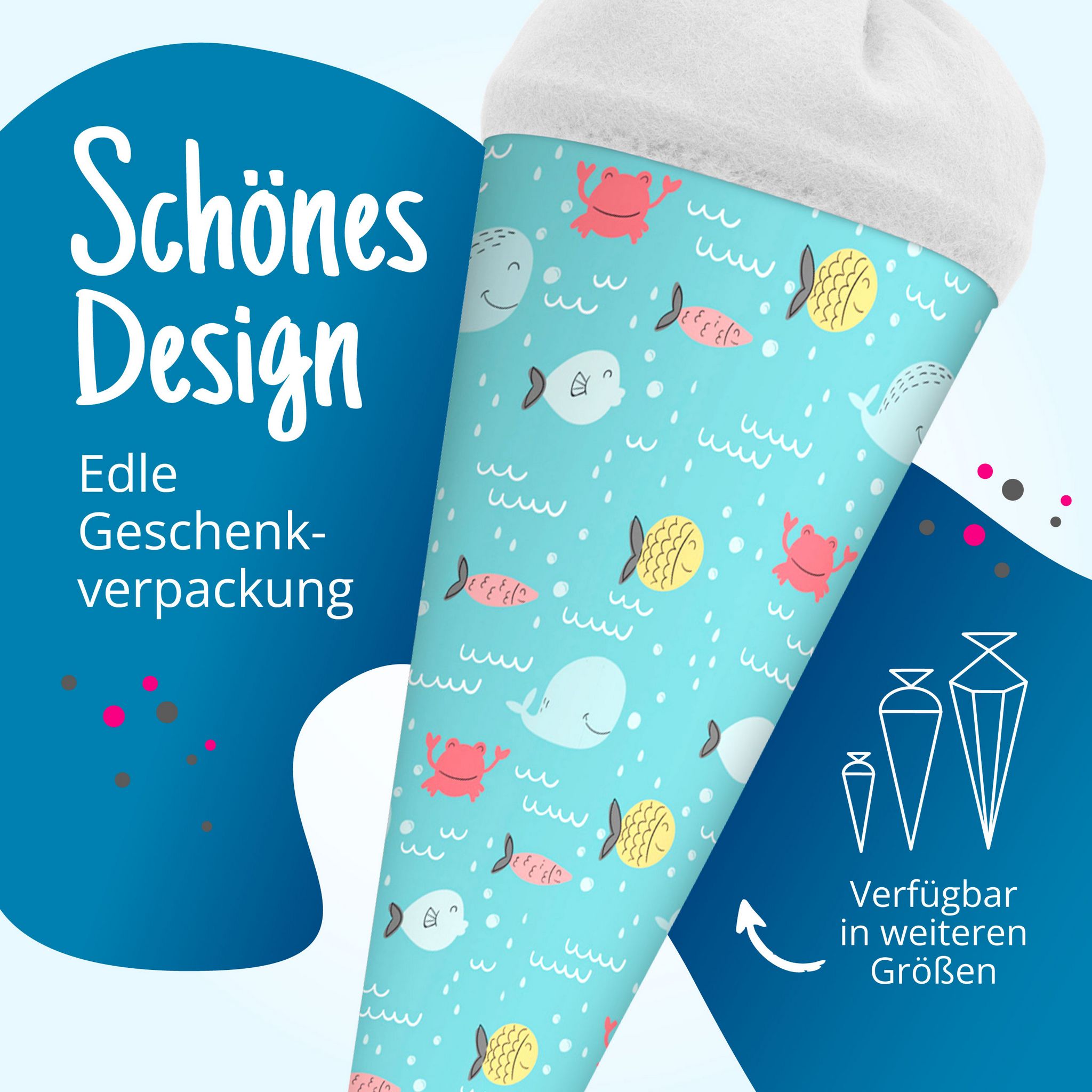 itenga Geschwister Schult�te 35cm "Fische"