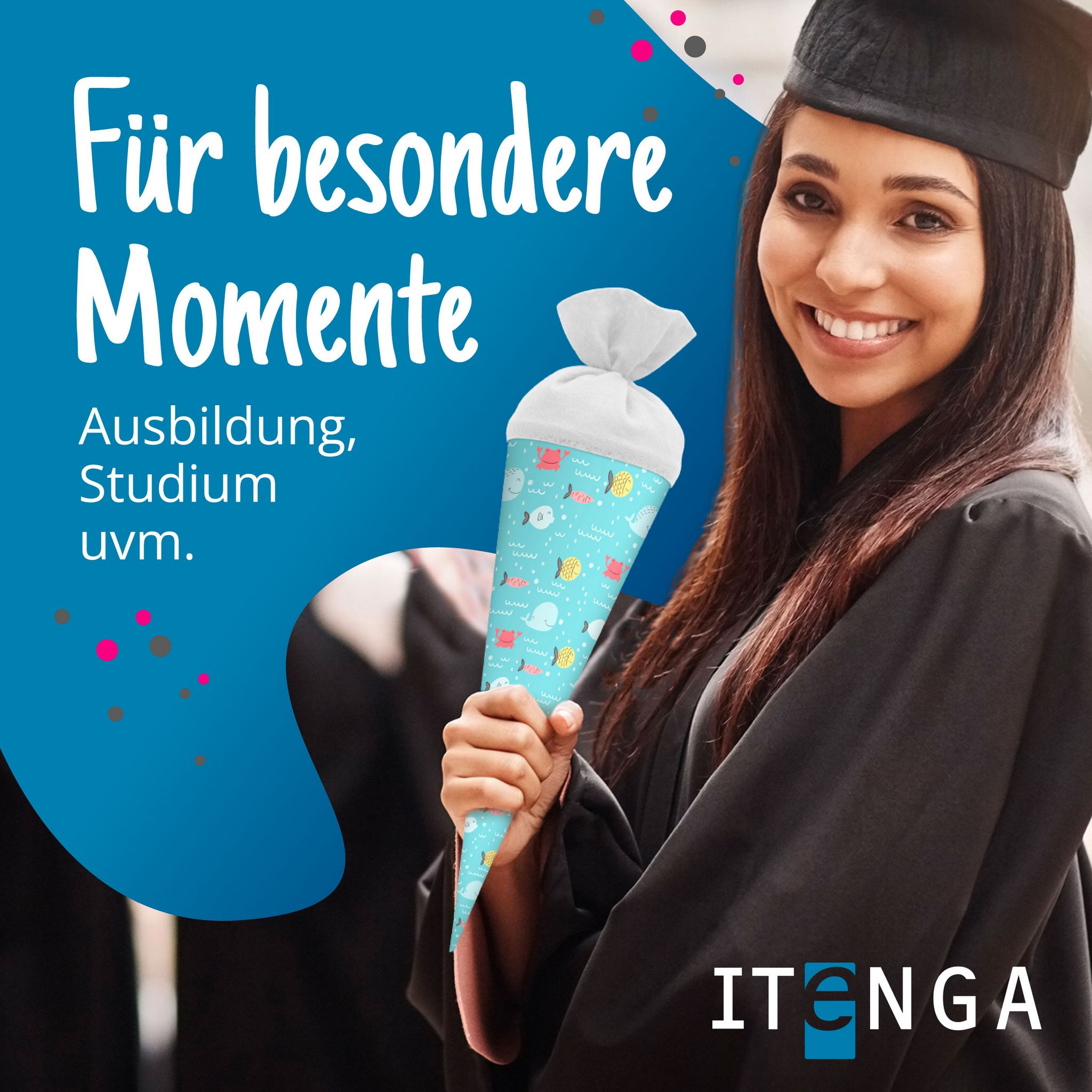 itenga Geschwister Schult�te 35cm "Fische"