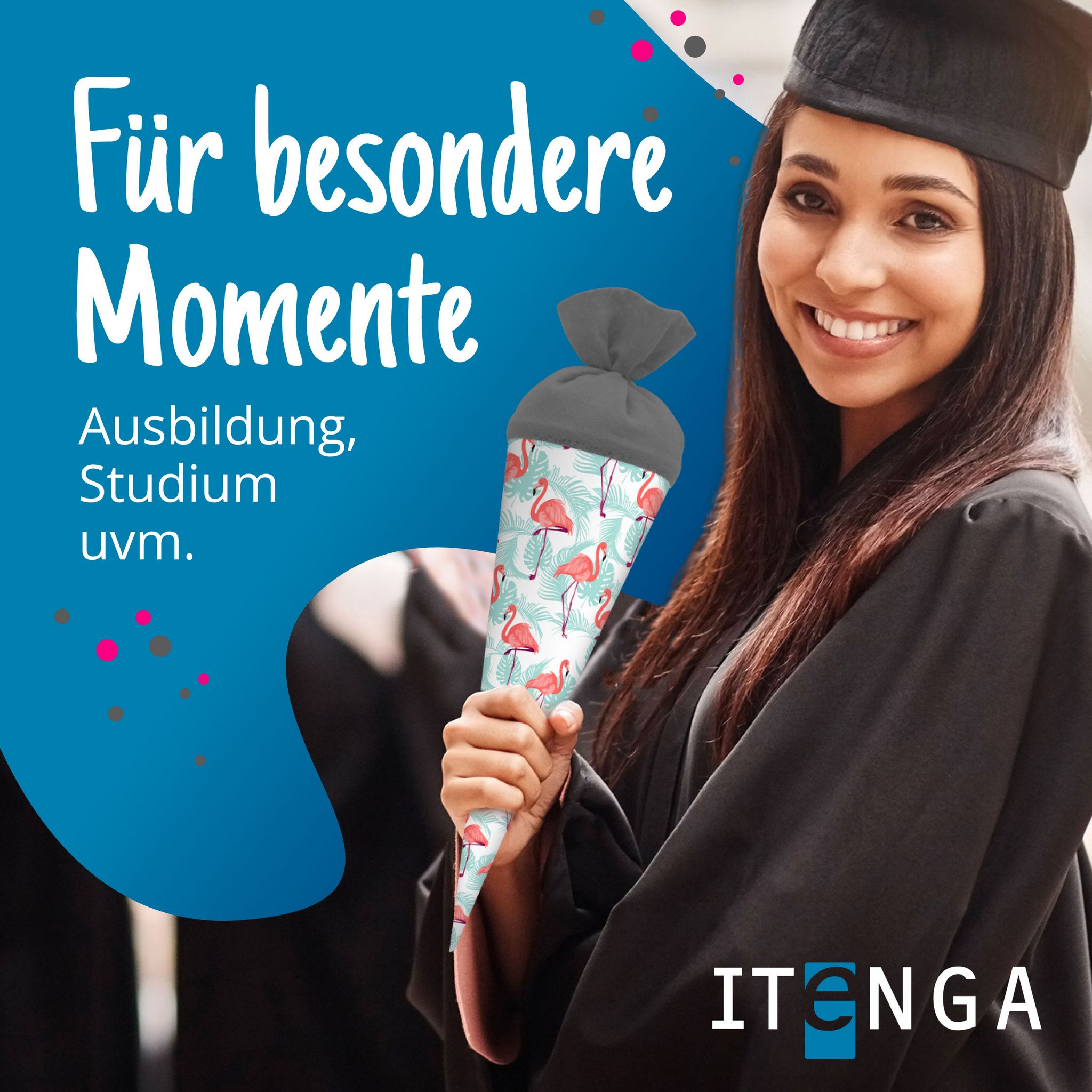 itenga Geschwister Schult�te 35cm "Flamingo"