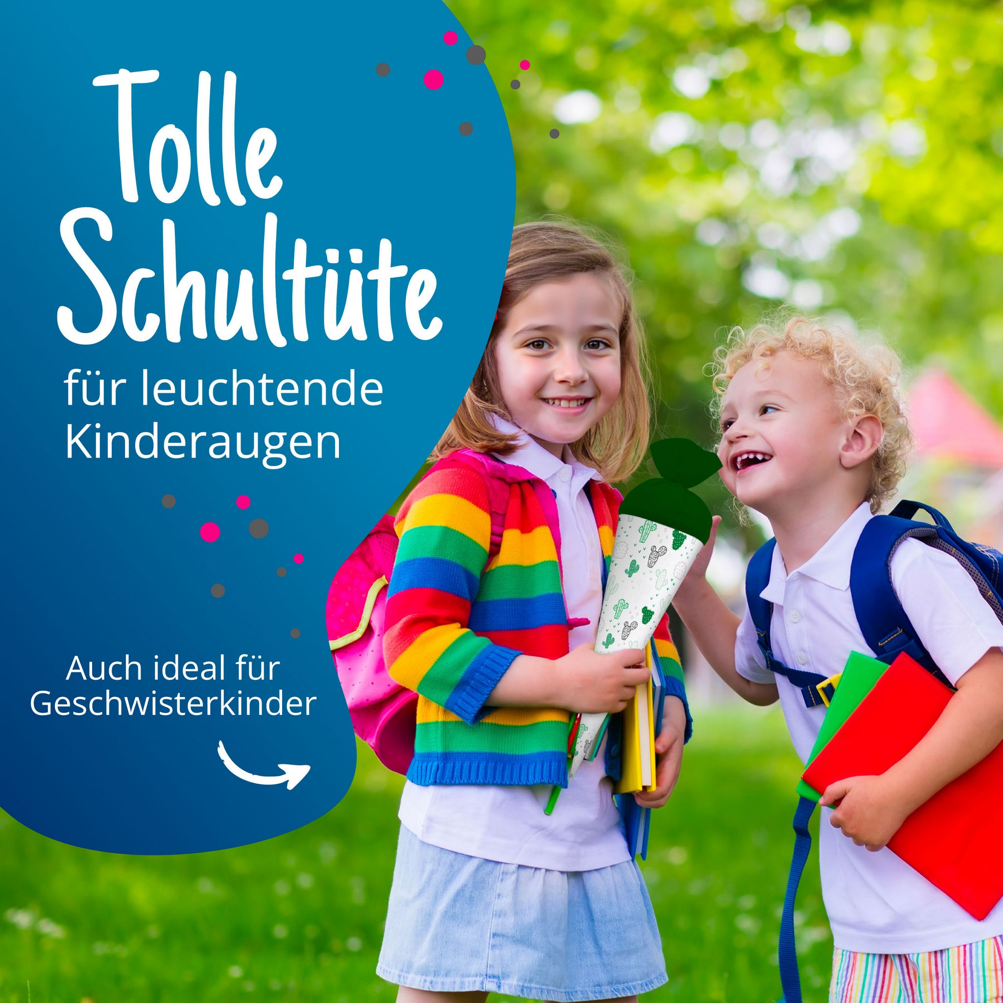 itenga Geschwister Schult�te 35cm "Kaktus"
