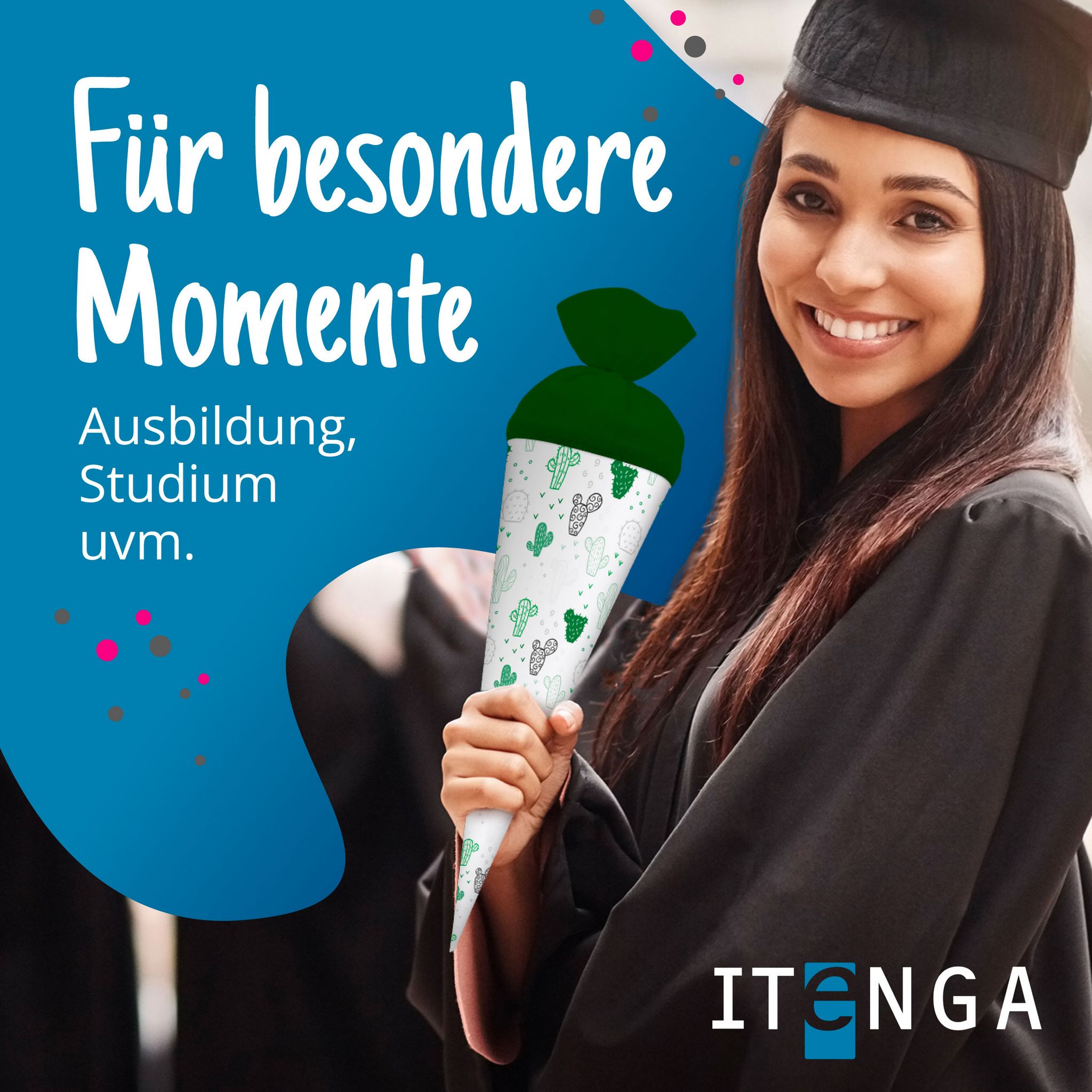 itenga Geschwister Schult�te 35cm "Kaktus"