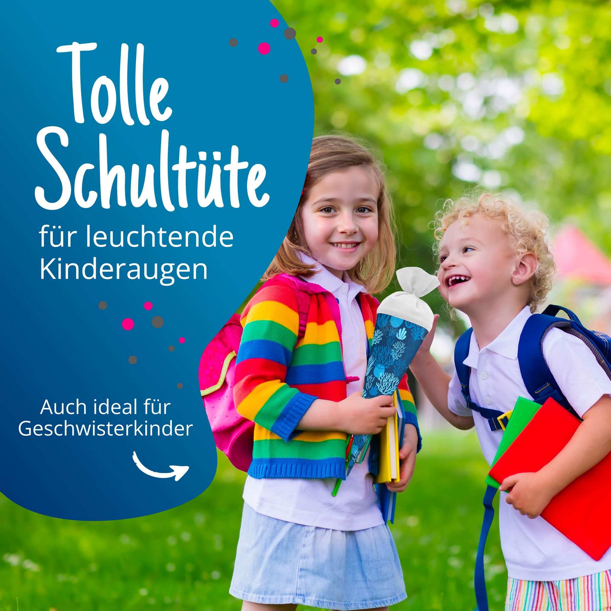 itenga Geschwister Schult�te 35cm "Korallen"