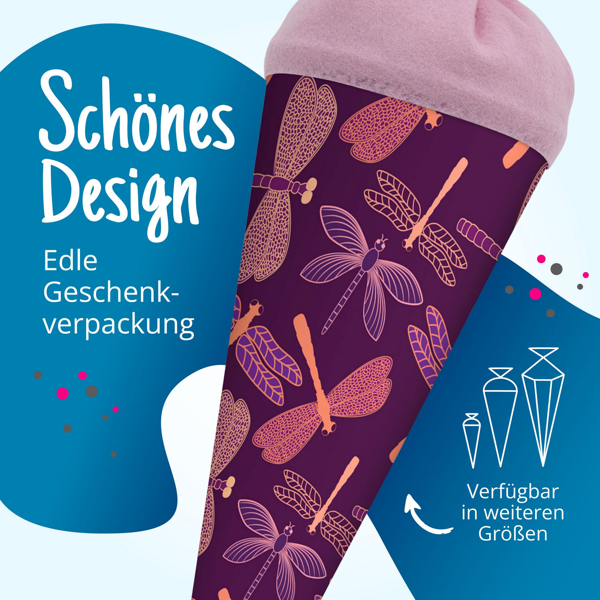 itenga Geschwister Schult�te 35cm "Libellen"
