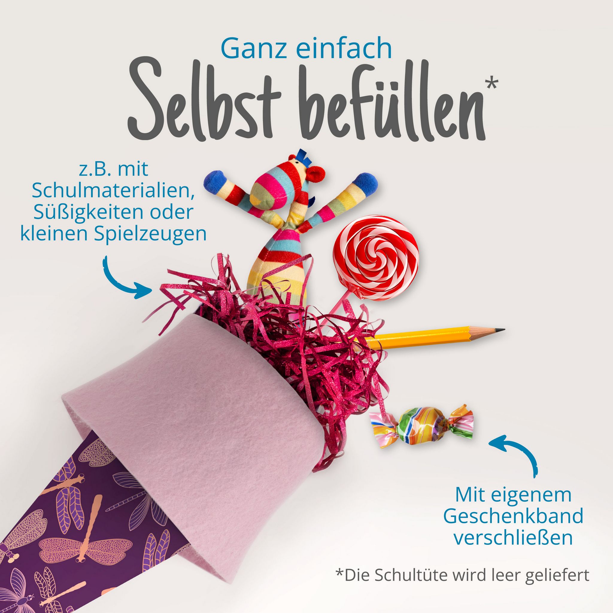 itenga Geschwister Schult�te 35cm "Libellen"