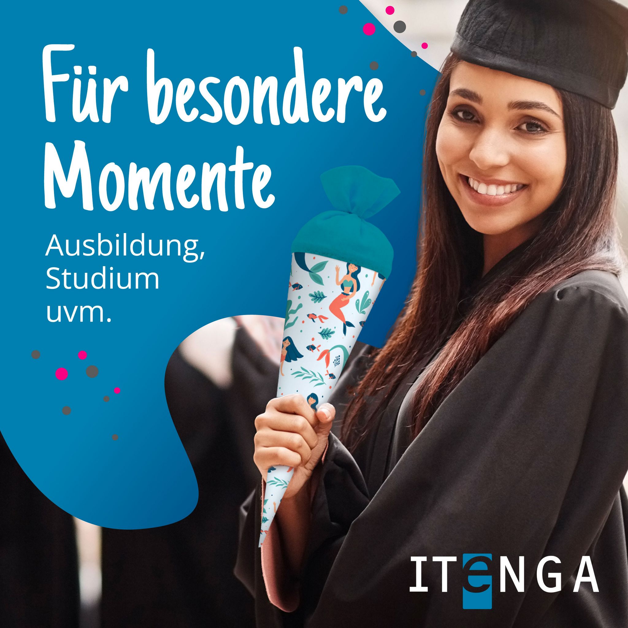 itenga Geschwister Schult�te 35cm "Meerjungfrauen"