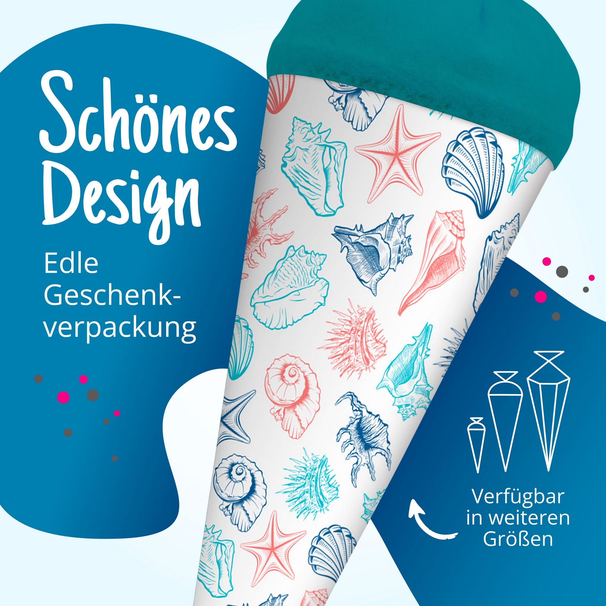 itenga Geschwister Schult�te 35cm "Muscheln"
