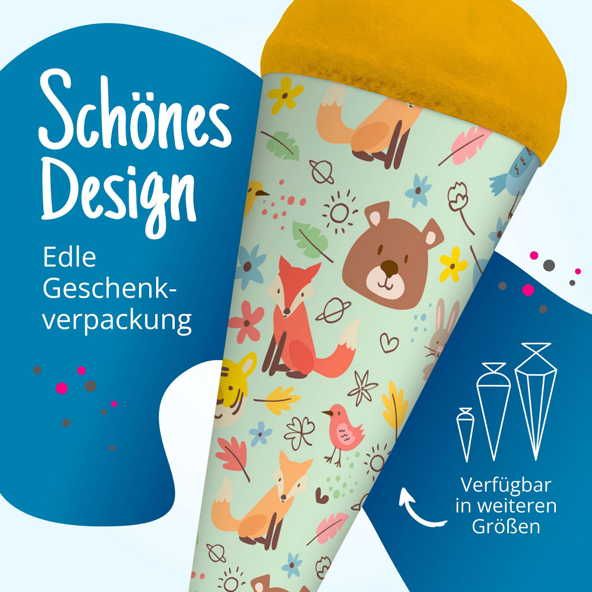 itenga Geschwister Schult�te 35cm "Waldtiere"