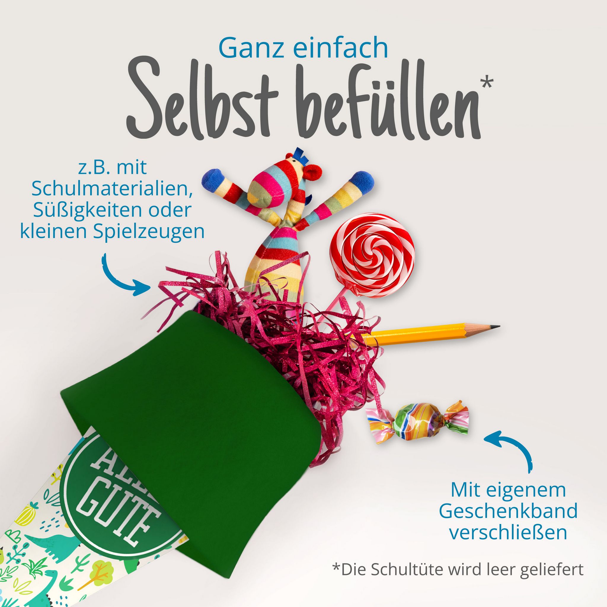 itenga Geschwister Schult�te 35 cm "Dinos" mit Aufkleber...