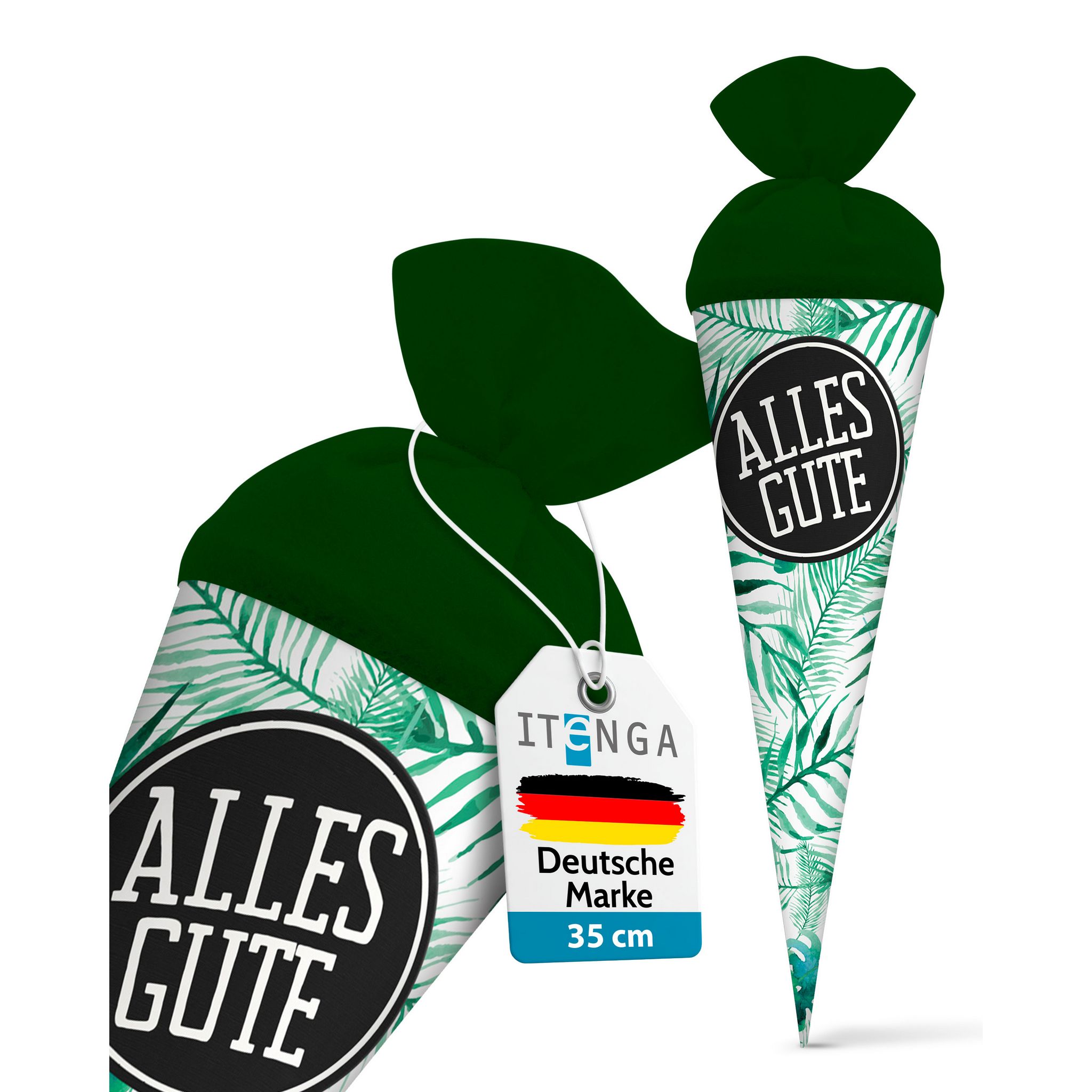 itenga Geschwister Schult�te 35 cm "Palmenbl�tter" mit A...