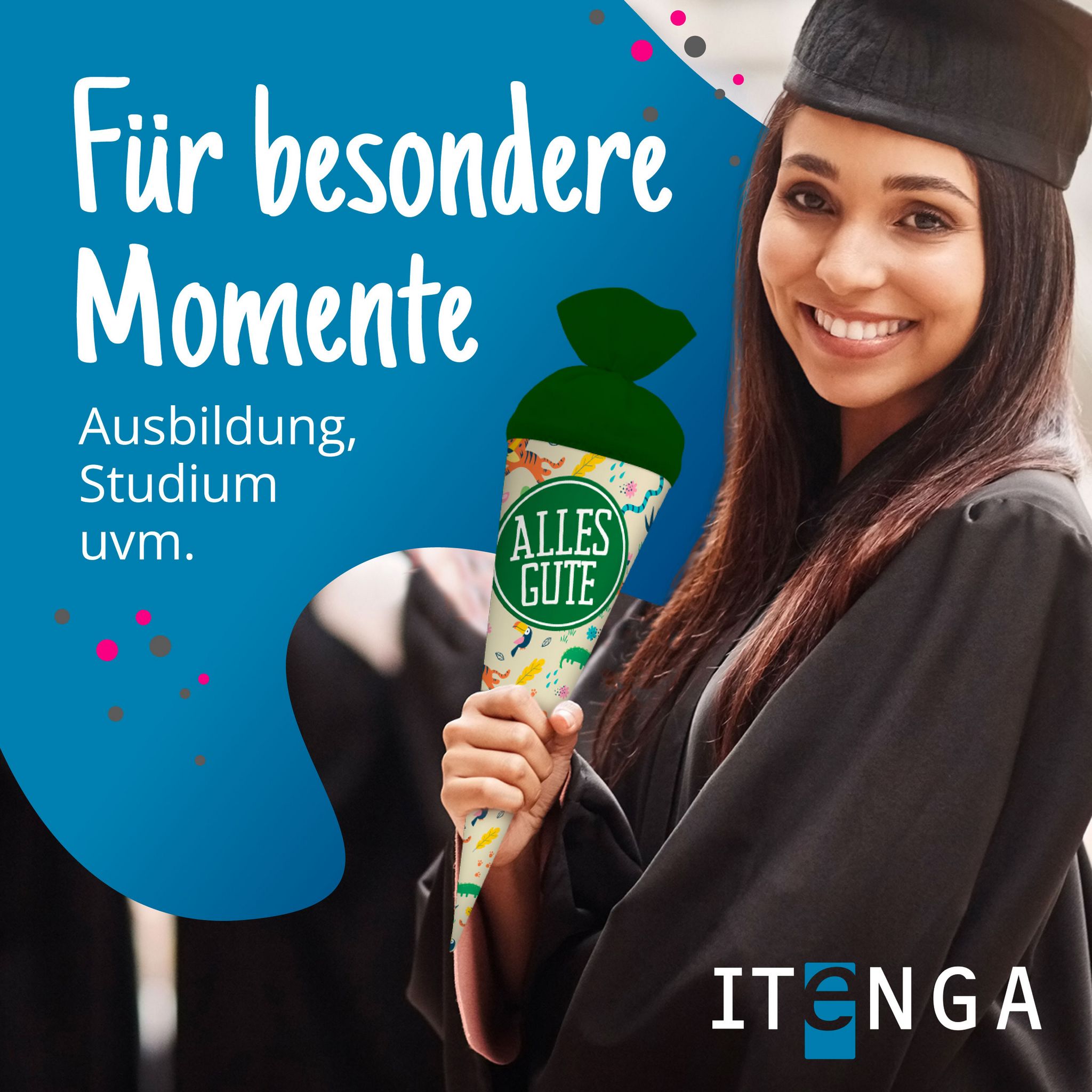 itenga Geschwister Schult�te 35cm "Dschungeltiere" mit A...