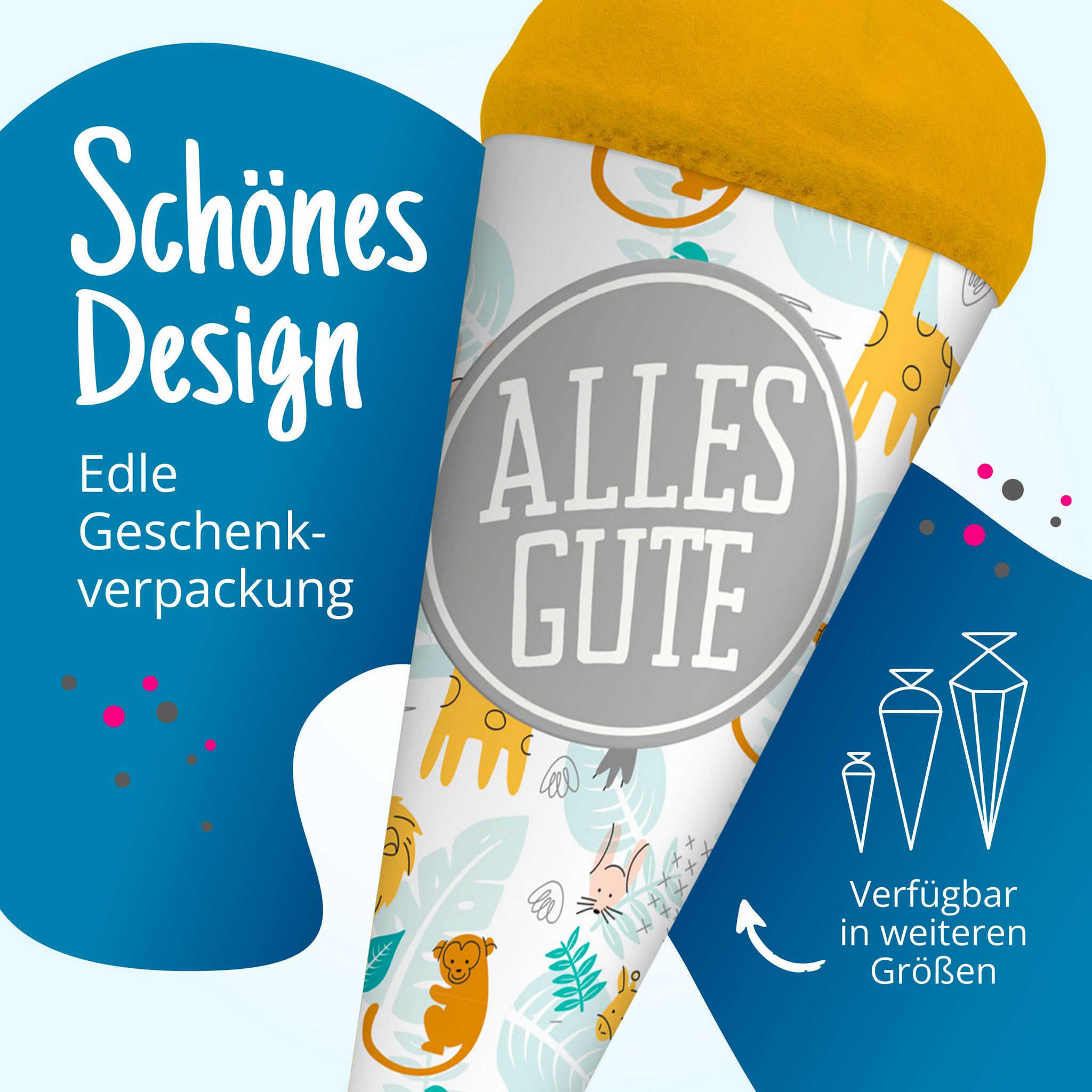 itenga Geschwister Schult�te 35cm "Afrikanische Tiere" A...