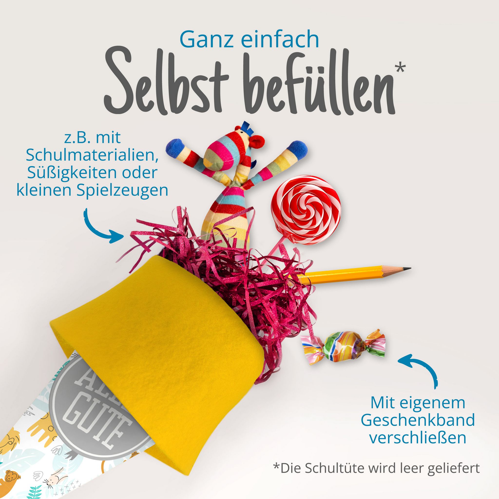 itenga Geschwister Schult�te 35cm "Afrikanische Tiere" A...