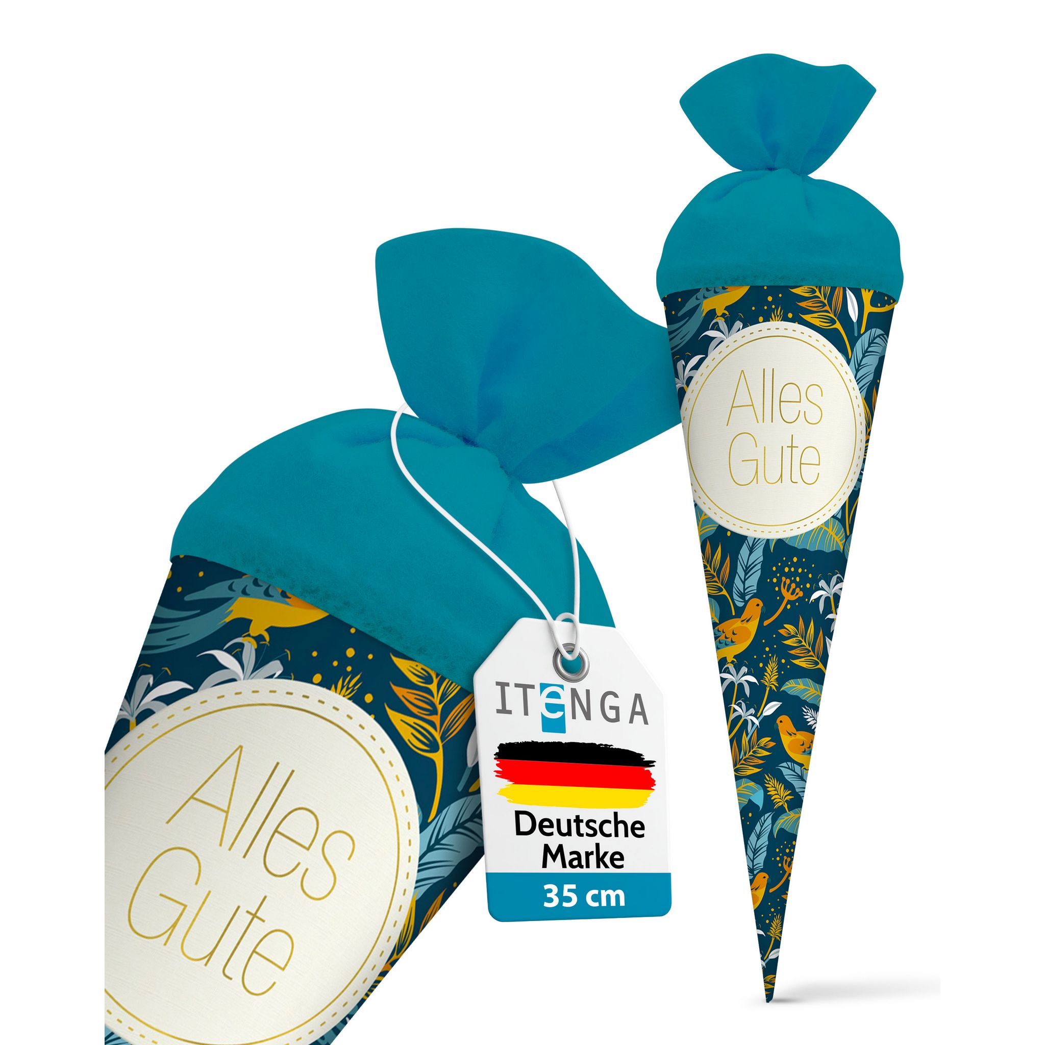 itenga Geschwister Schult�te 35cm "V�gel" mit Aufkleber ...