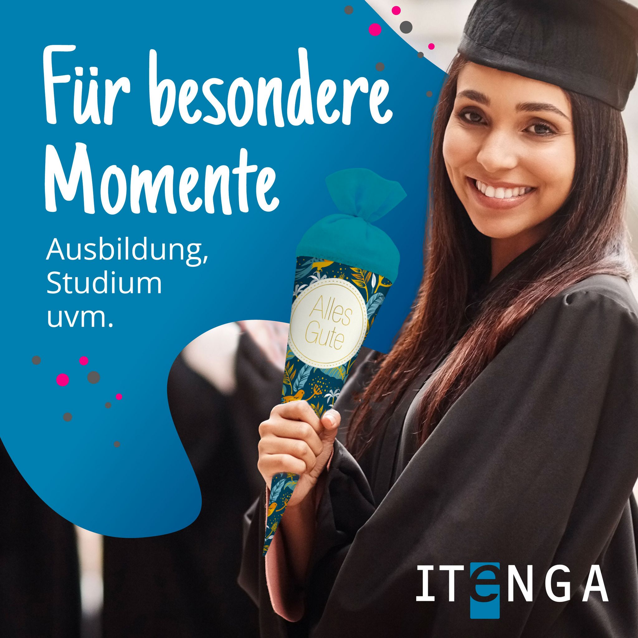 itenga Geschwister Schult�te 35cm "V�gel" mit Aufkleber ...