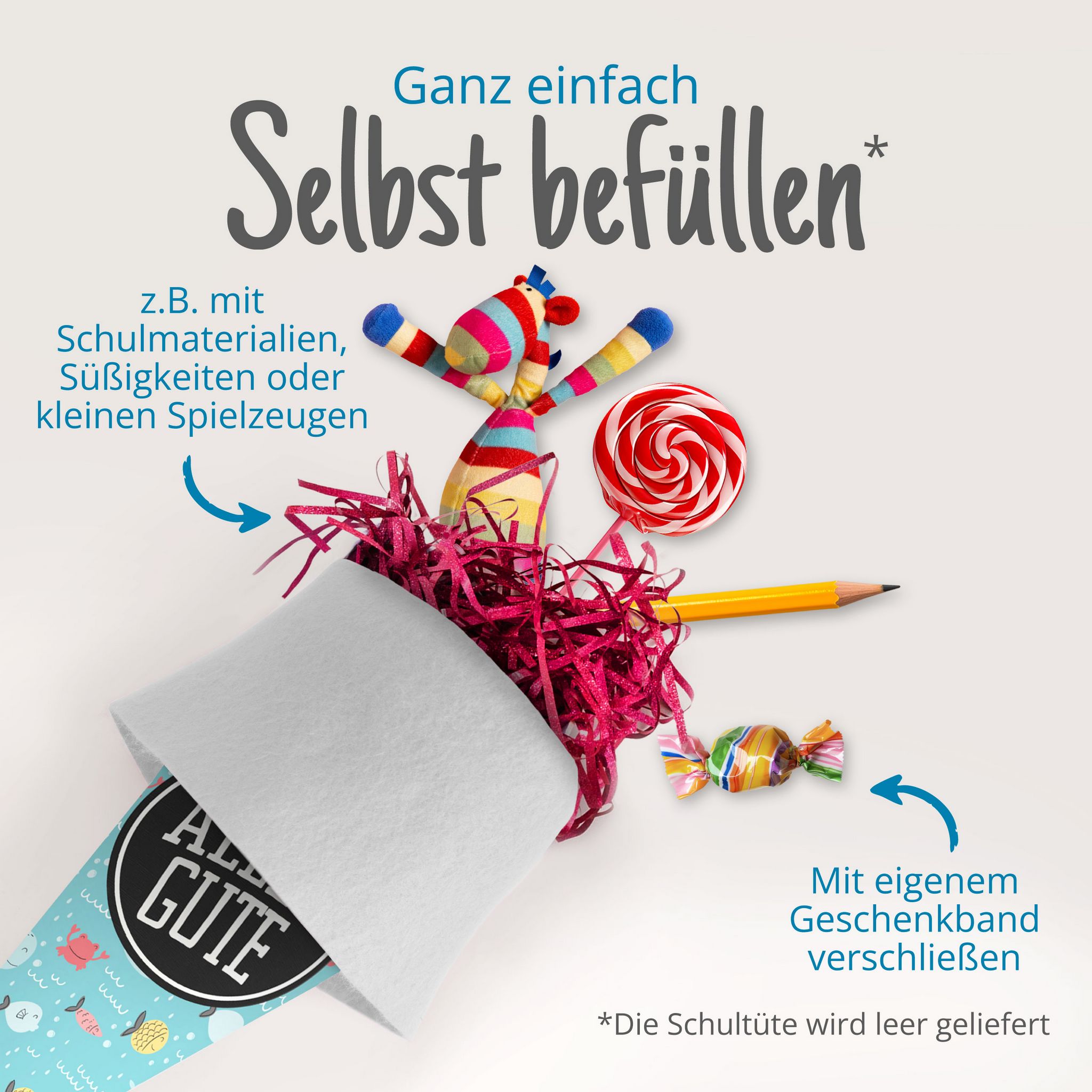itenga Geschwister Schult�te 35cm "Fische" mit Aufkleber...