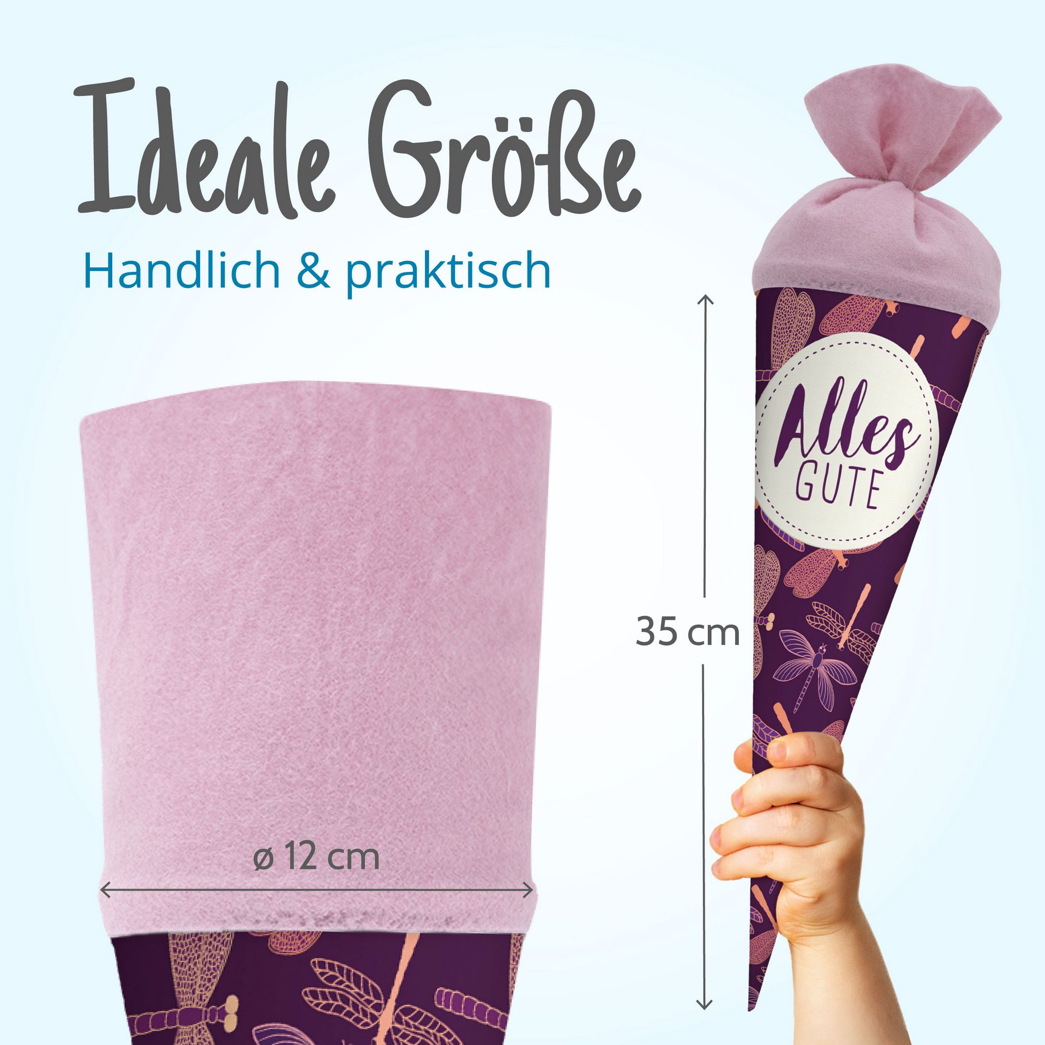 itenga Geschwister Schult�te 35cm "Libellen" mit Aufkleb...