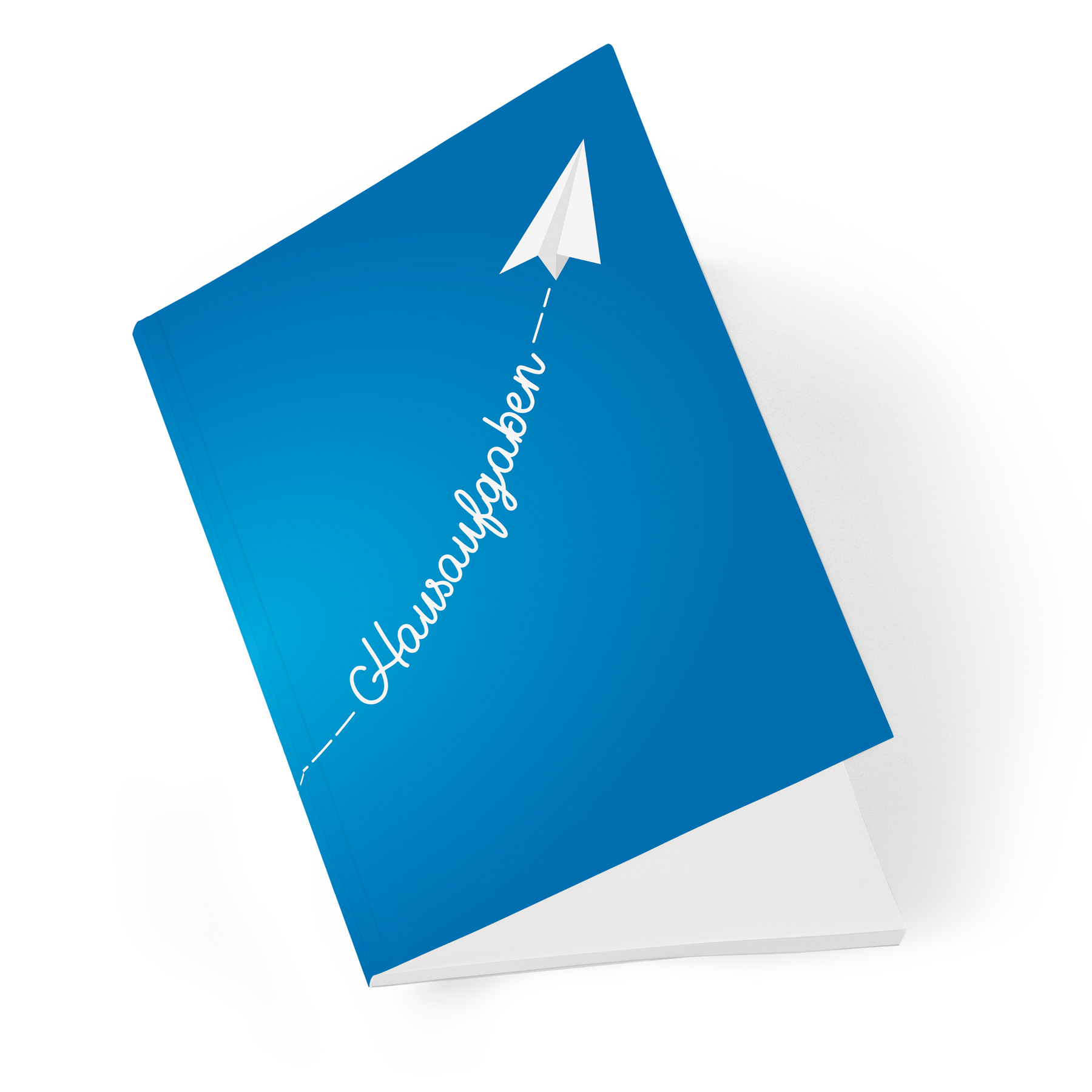 itenga Hausaufgabenheft Papierflieger Blau (Motiv 16) DI...
