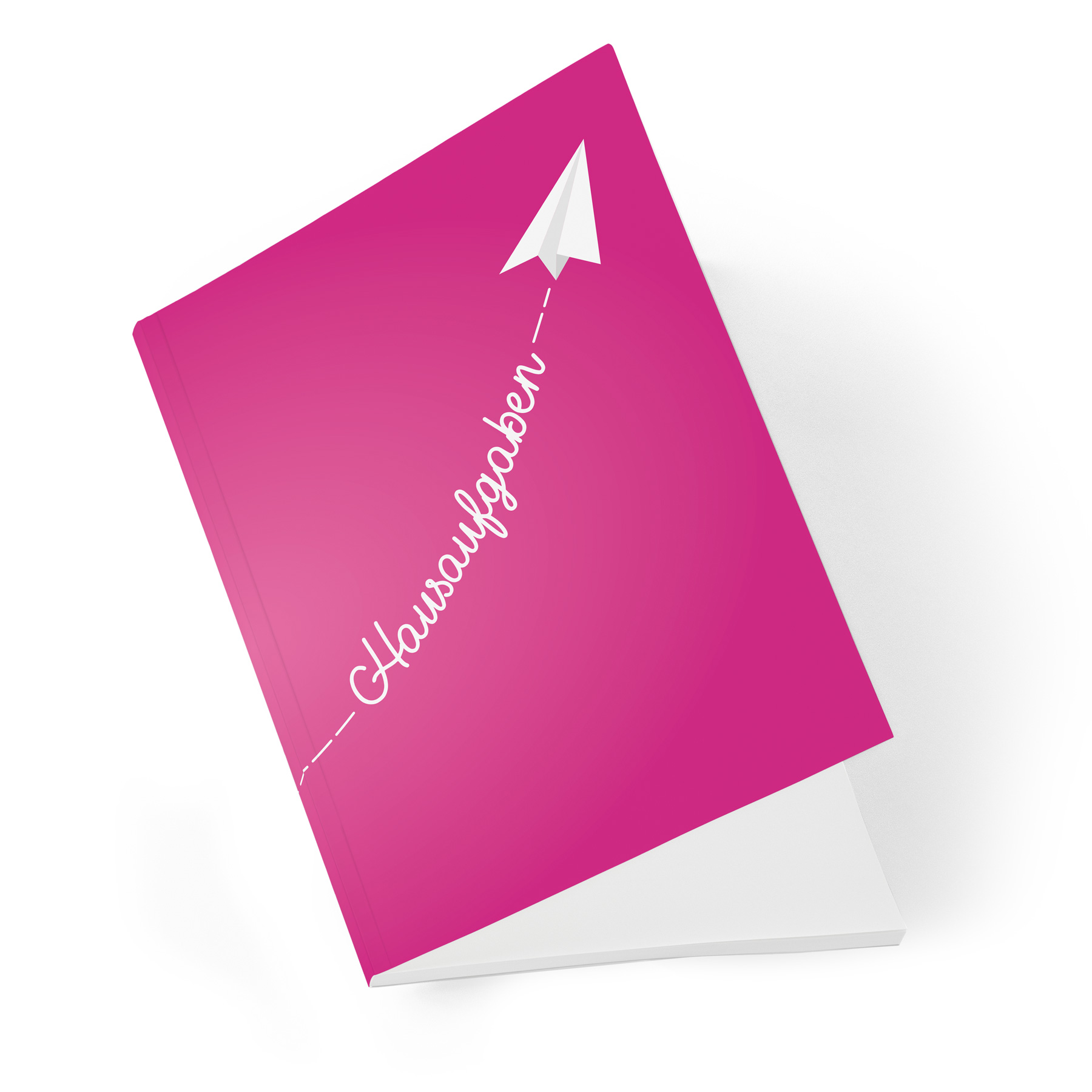 itenga Hausaufgabenheft Papierflieger Pink (Motiv 17) DI...