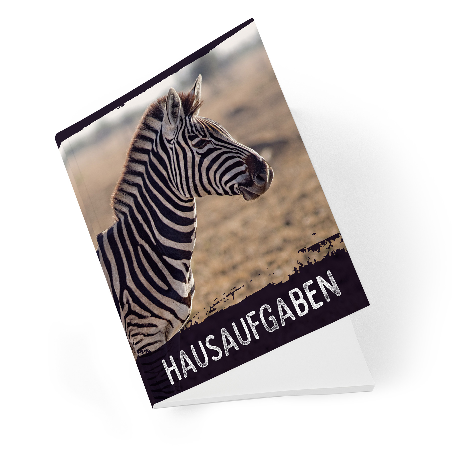 itenga Hausaufgabenheft Zebra (Motiv 22) DIN A5, 96 Seiten