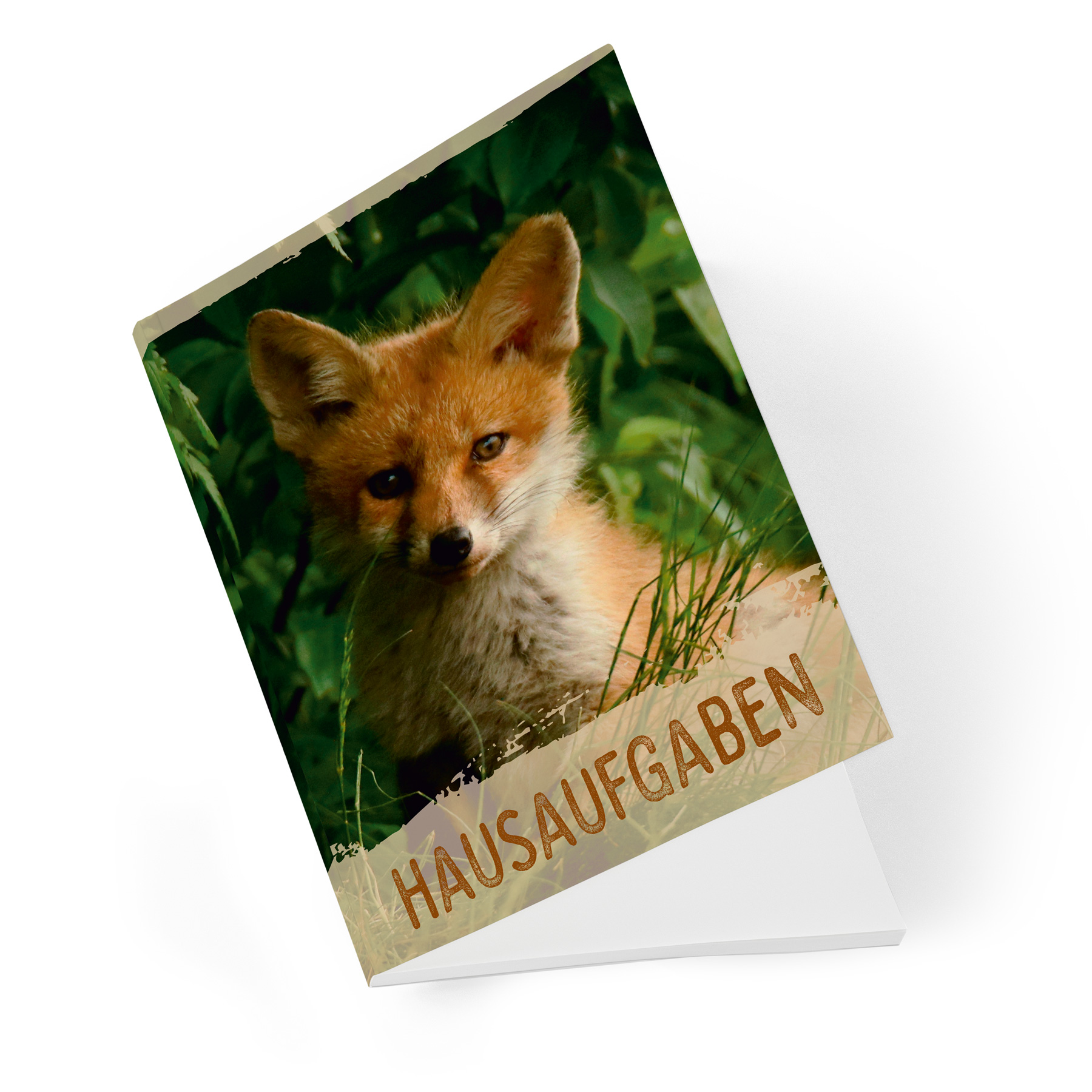 itenga Hausaufgabenheft Fuchs (Motiv 25) DIN A5, 96 Seiten