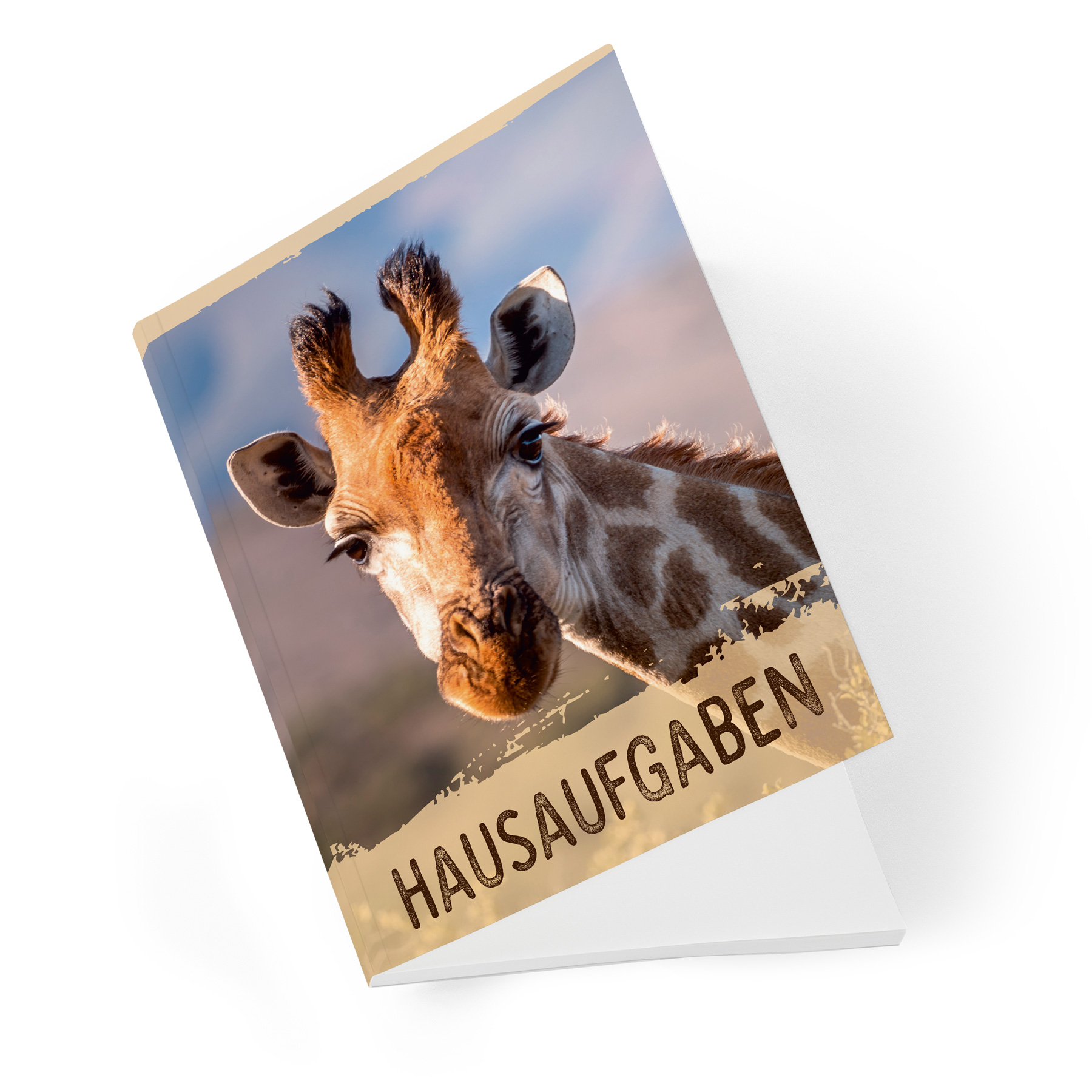 itenga Hausaufgabenheft Giraffe (Motiv 29) DIN A5, 96 Se...