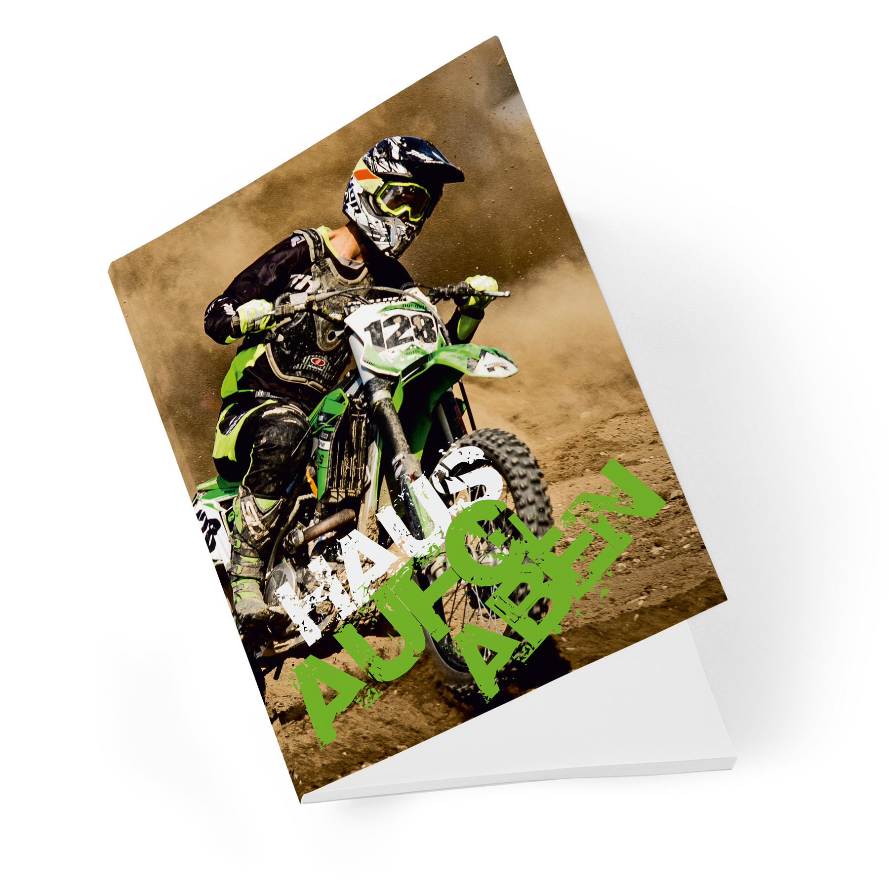 itenga Hausaufgabenheft Motocross (Motiv 35) DIN A5, 96 ...