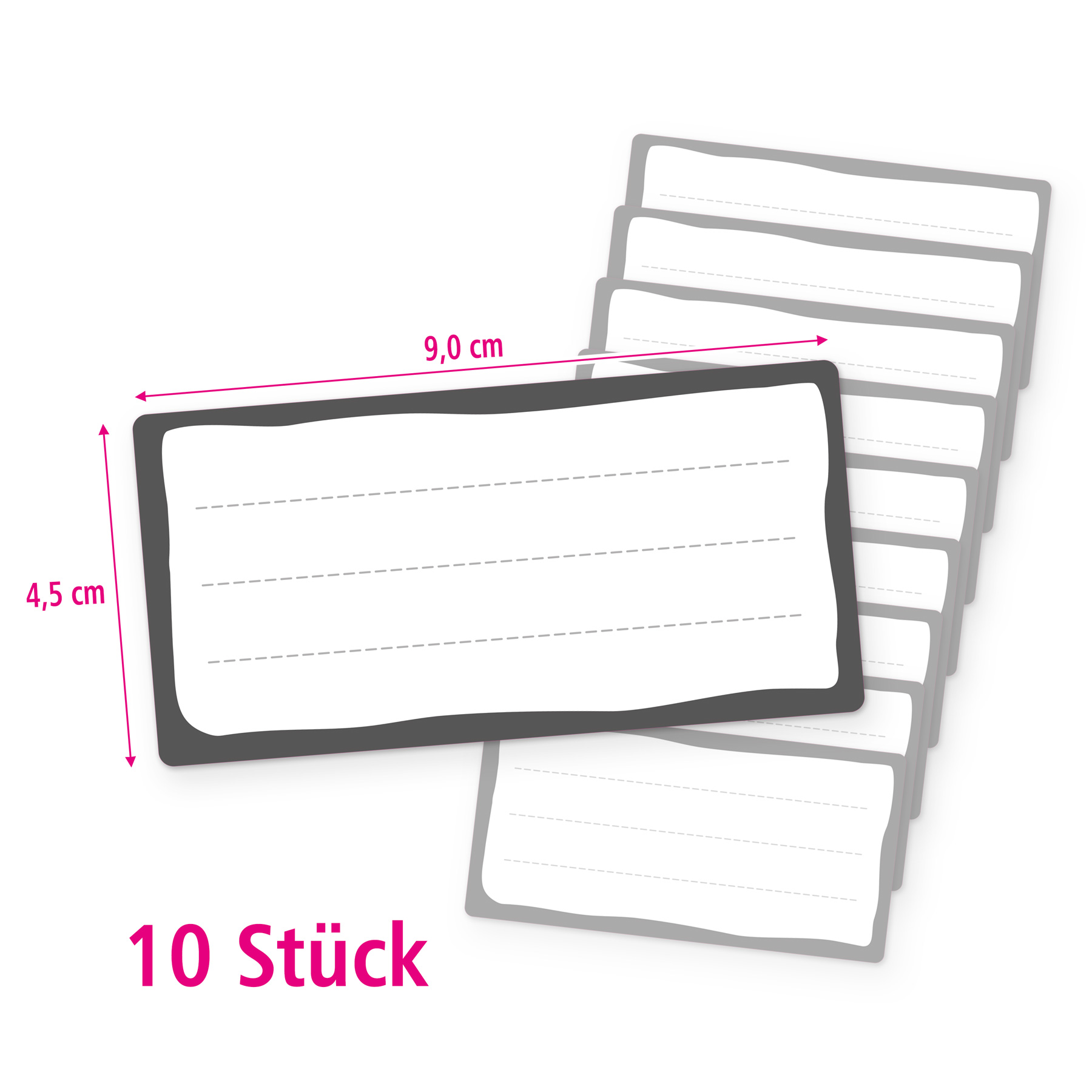 itenga 10x Buchetiketten Heftetiketten Schuletiketten gr...