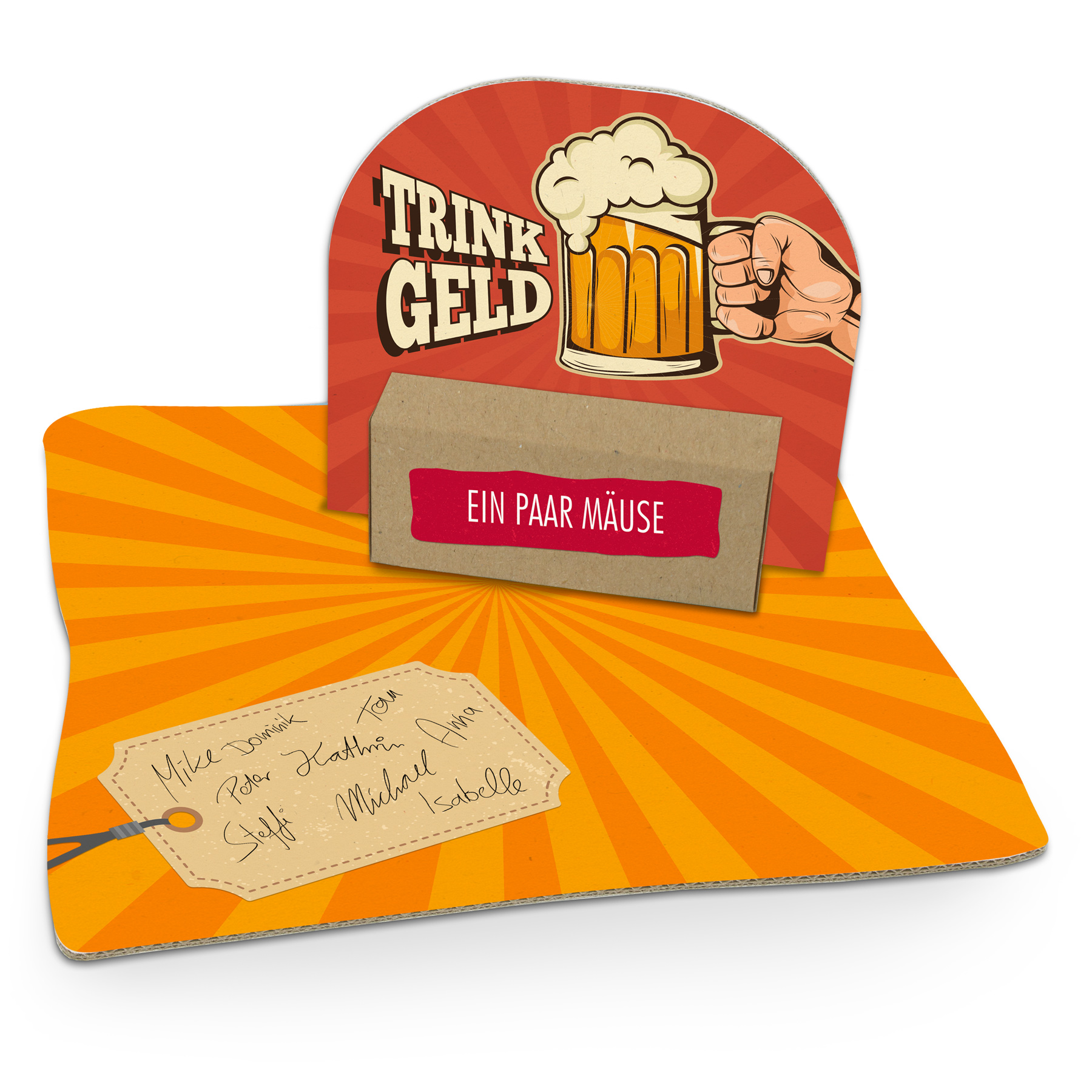itenga Geldgeschenkverpackung Bier / Trinkgeld (Motiv 86...