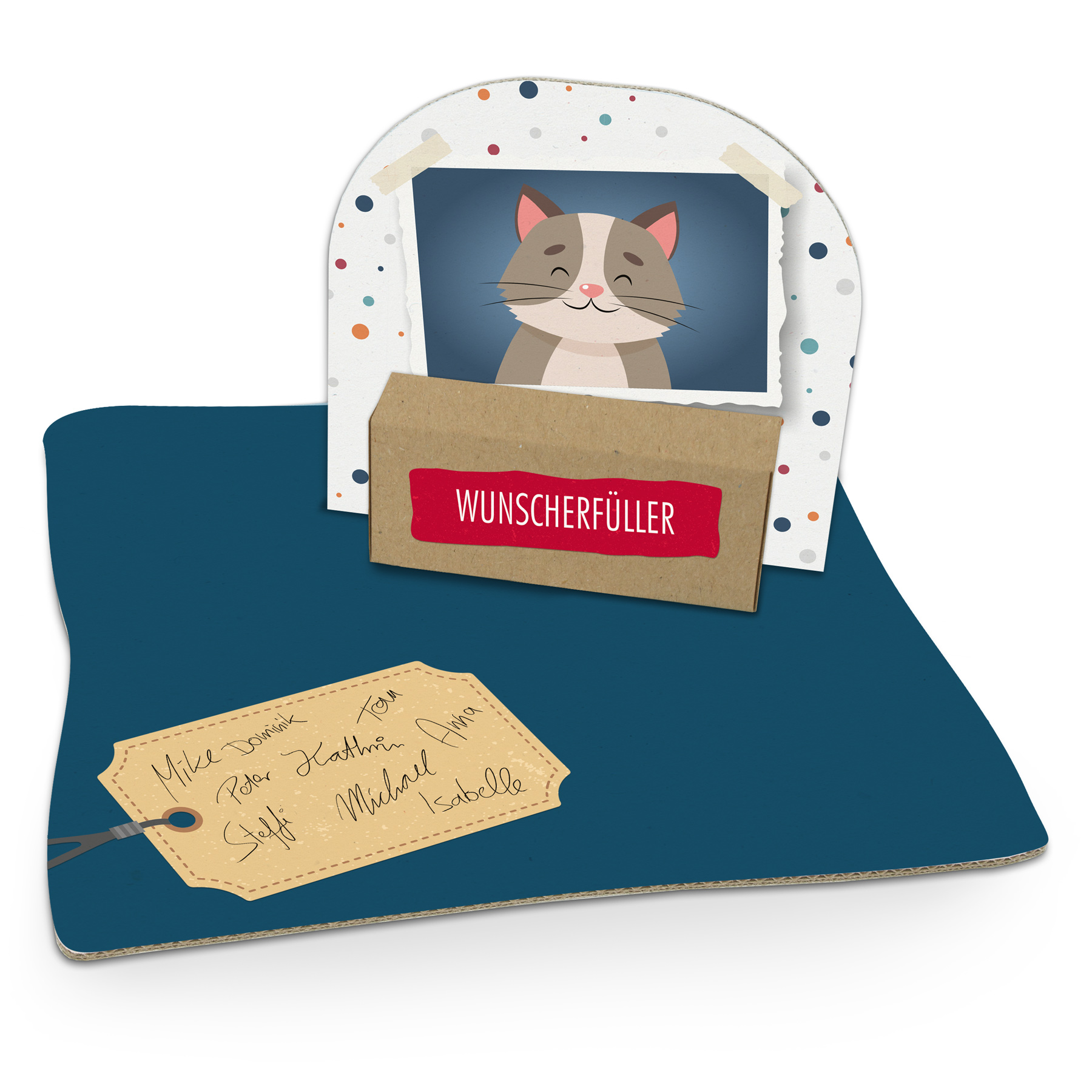 itenga Geldgeschenkverpackung Katze / Haustier (Motiv 97...