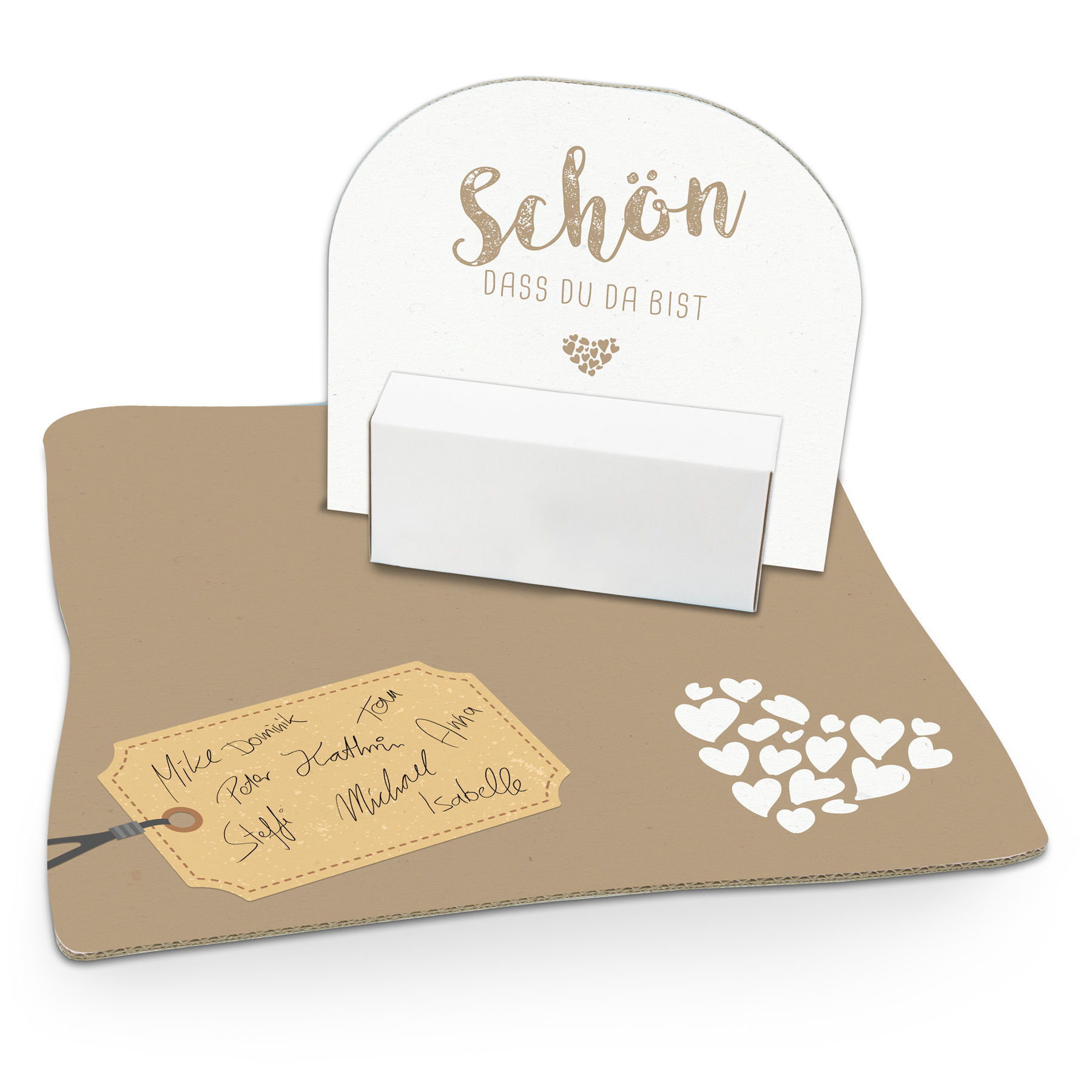 itenga Geldgeschenkverpackung Sch�n dass du da bist (Mot...