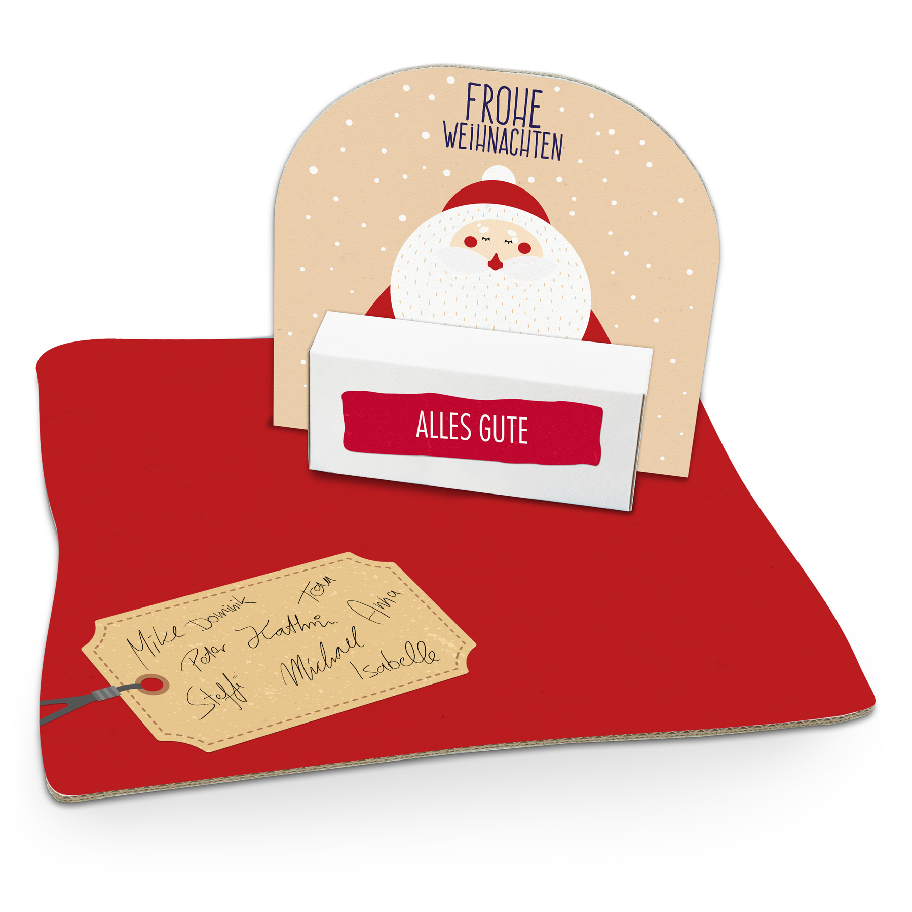 itenga Geldgeschenkverpackung Weihnachtsmann (Motiv 114)...