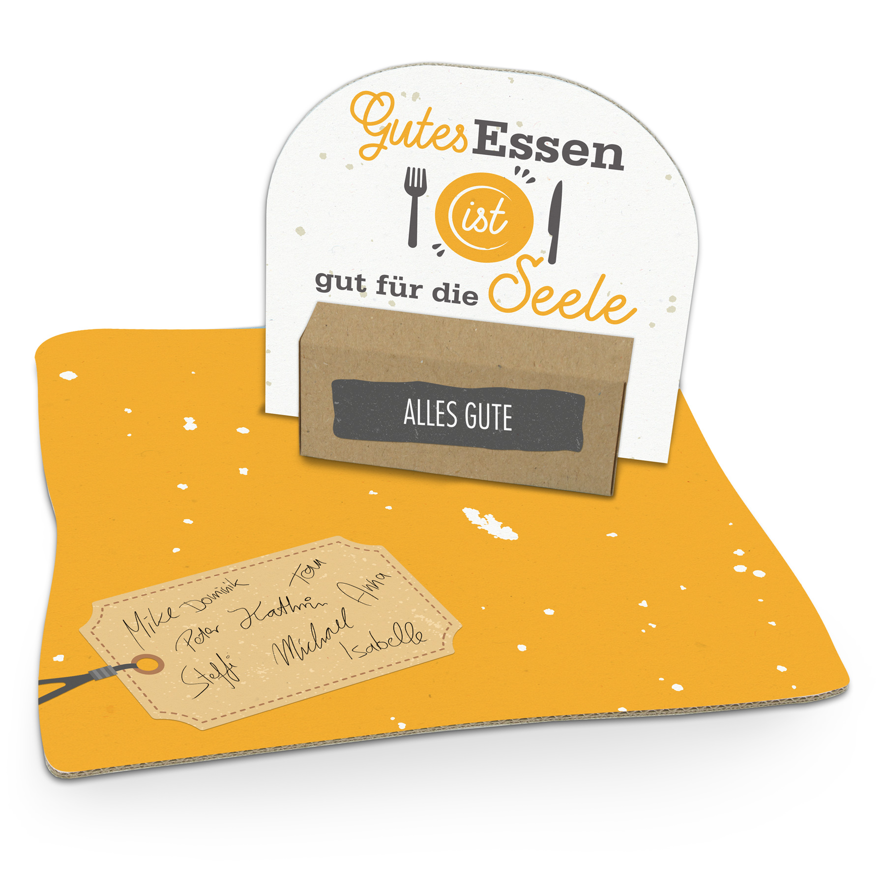 itenga Geldgeschenkverpackung Gutes Essen (Motiv 120) Bo...