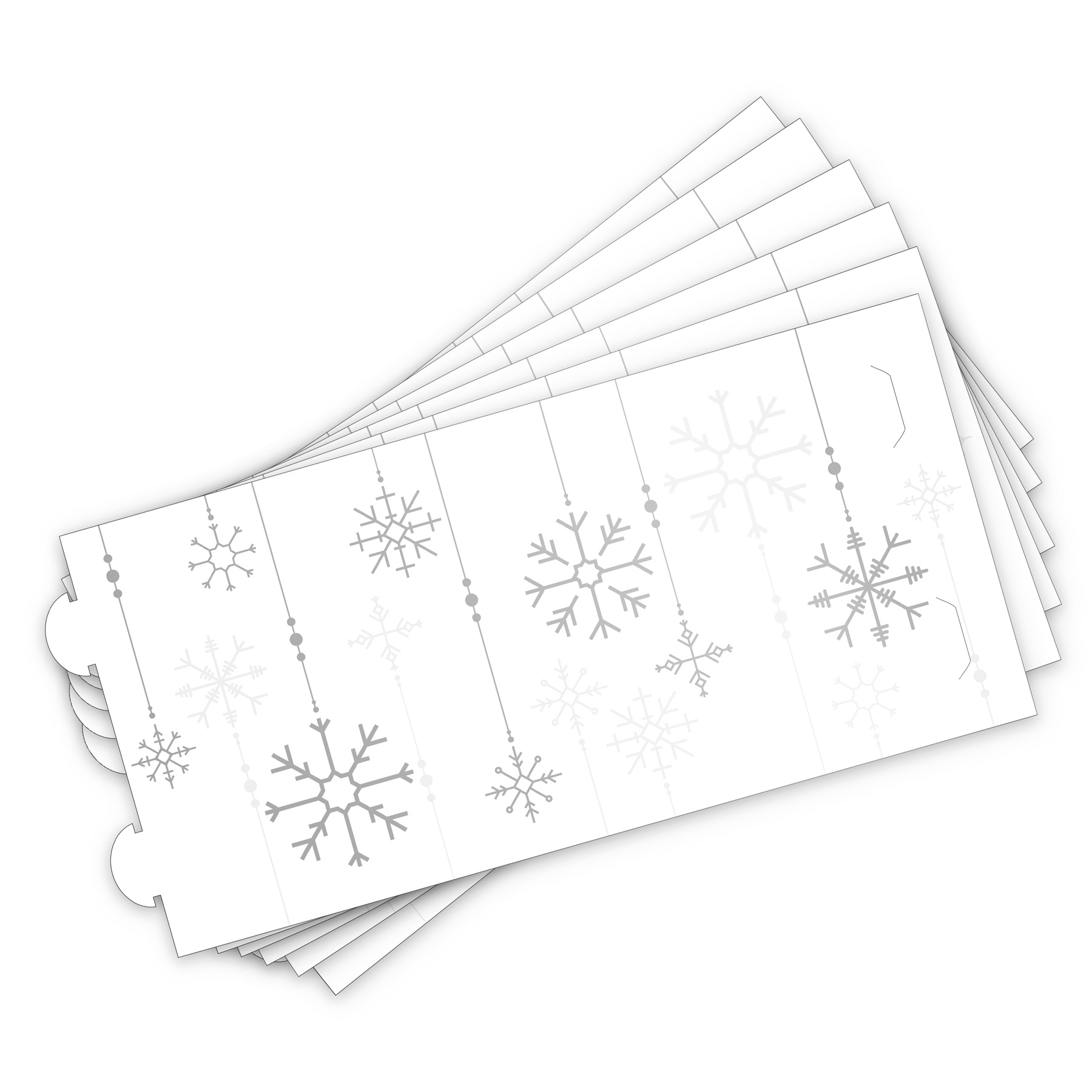 itenga 6x Windlicht klein Schneeflocken f�r Weihnachten ...