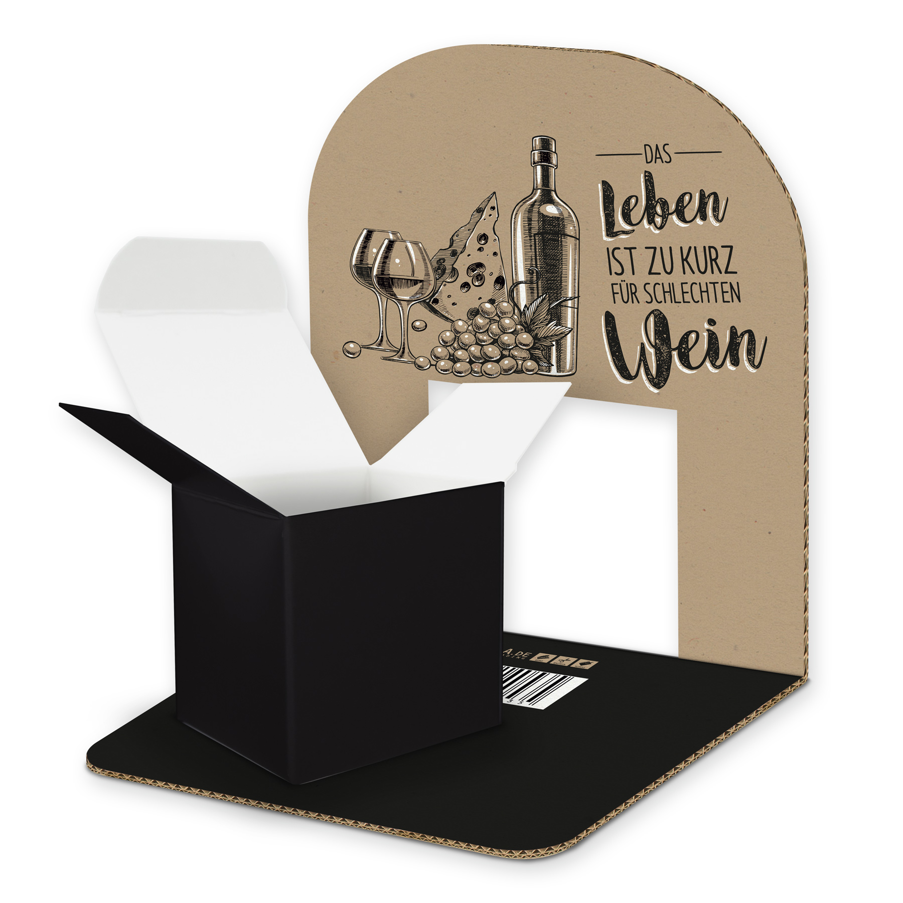itenga Geldgeschenkverpackung Basic Wein I Aufsteller W�...