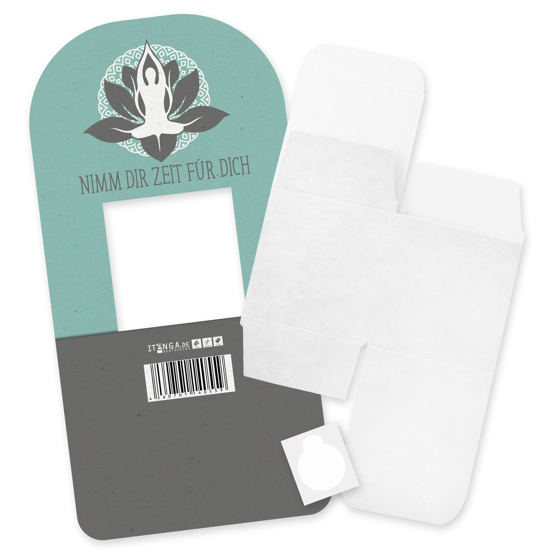 itenga Geldgeschenkverpackung Basic Yoga I Aufsteller W�...