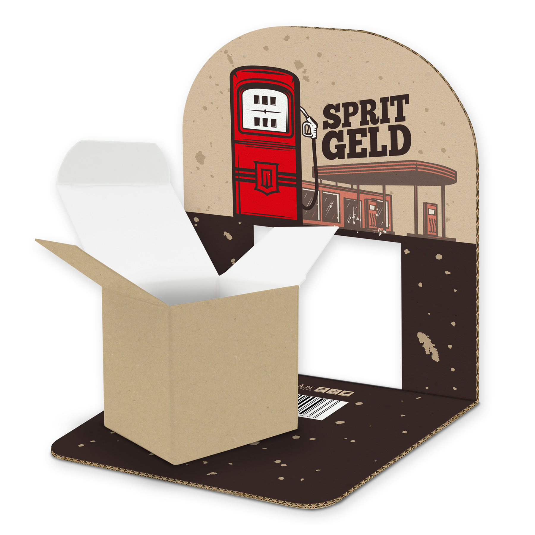 itenga Geldgeschenkverpackung Basic Spritgeld I Aufstell...