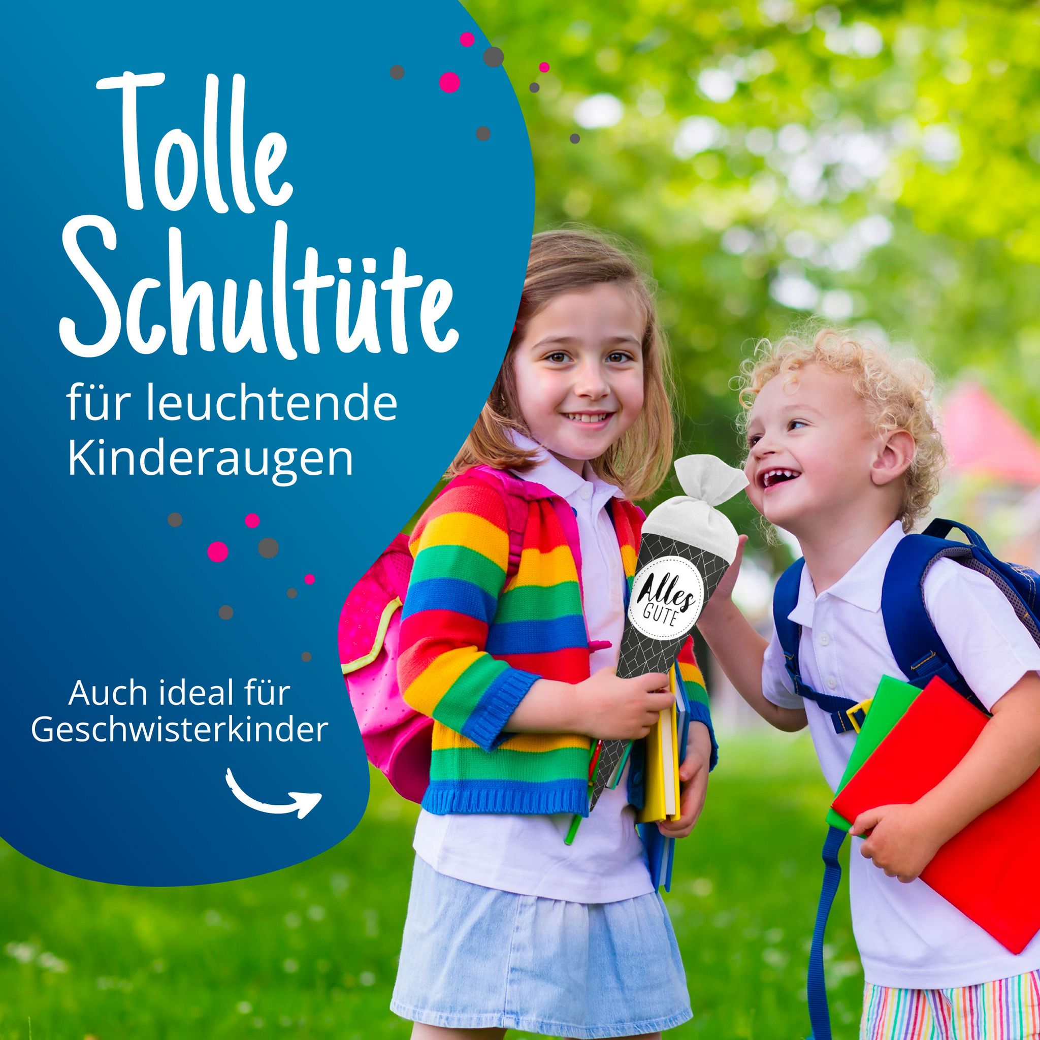 itenga Geschwister Schult�te 35cm Muster abstrakt ALLES ...