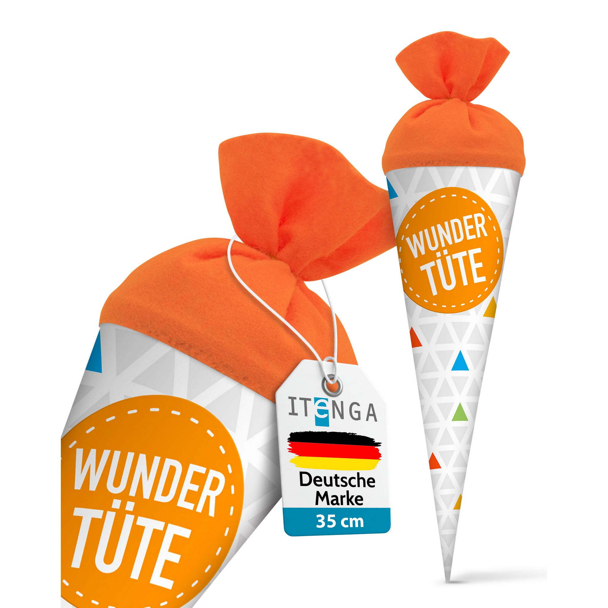 itenga Geschwisterschult�te 35cm Dreiecke Wundert�te Ges...