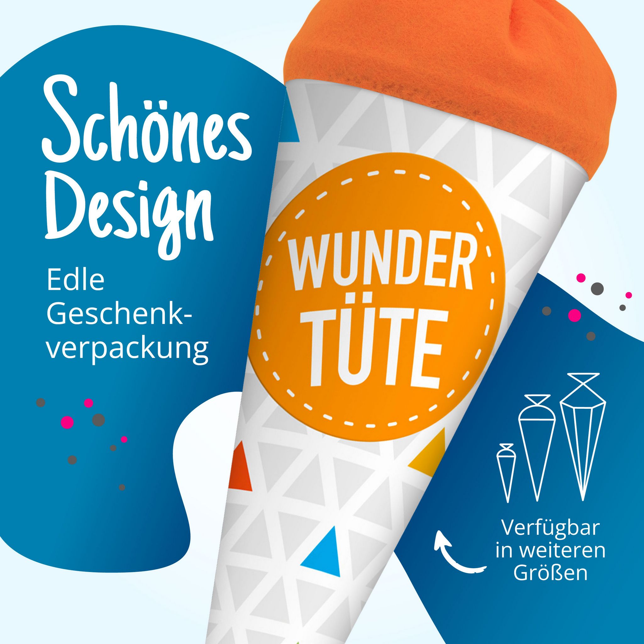 itenga Geschwisterschult�te 35cm Dreiecke Wundert�te Ges...
