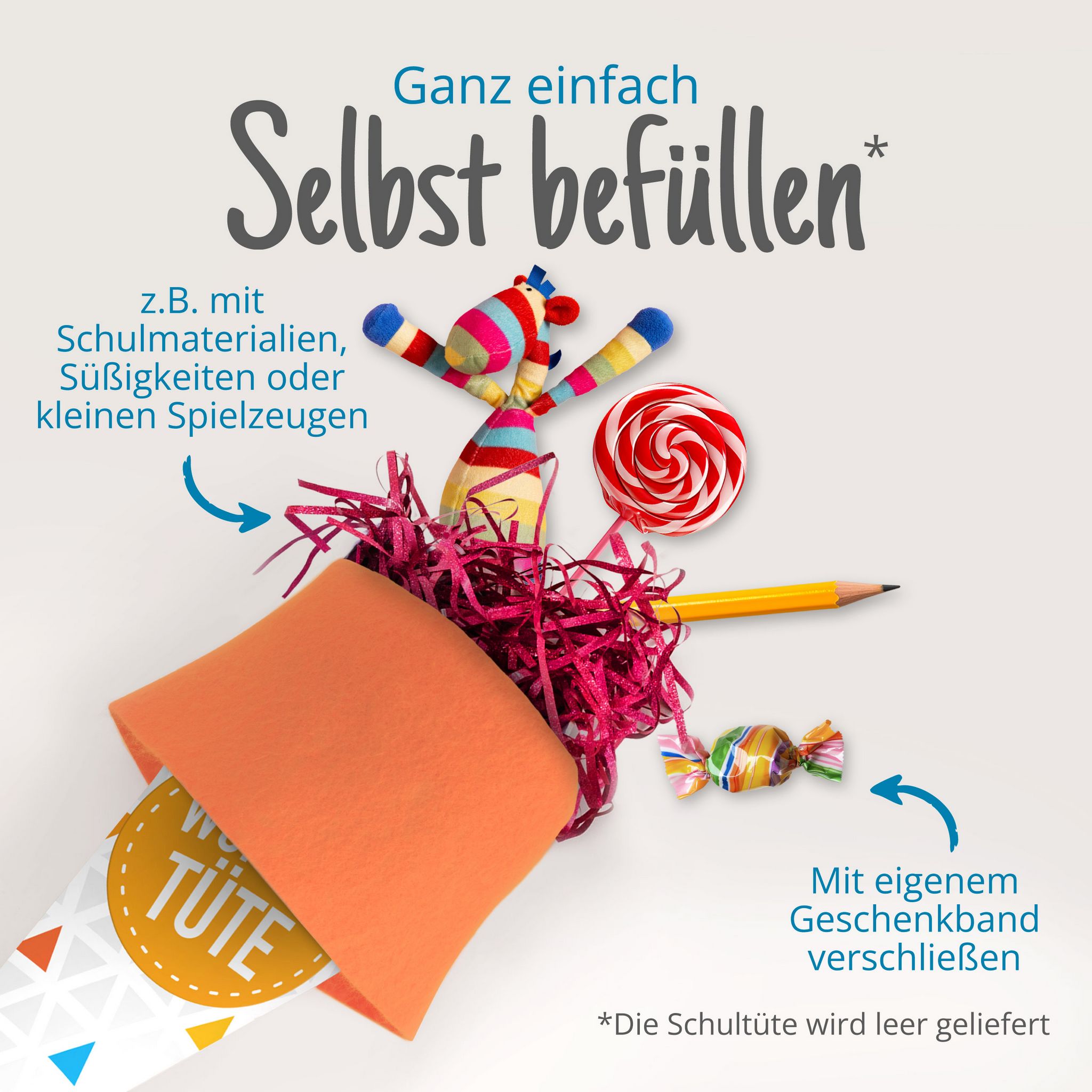 itenga Geschwisterschult�te 35cm Dreiecke Wundert�te Ges...